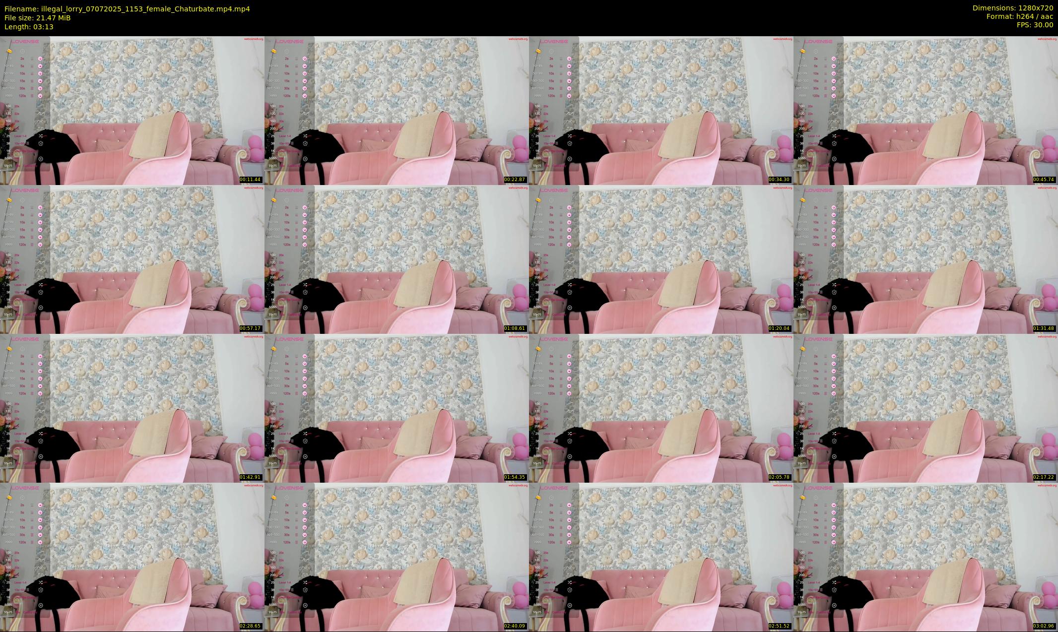 illegal_lorry — 4 minute Chaturbate female cam show recording, 720p, Jul 7, 2025