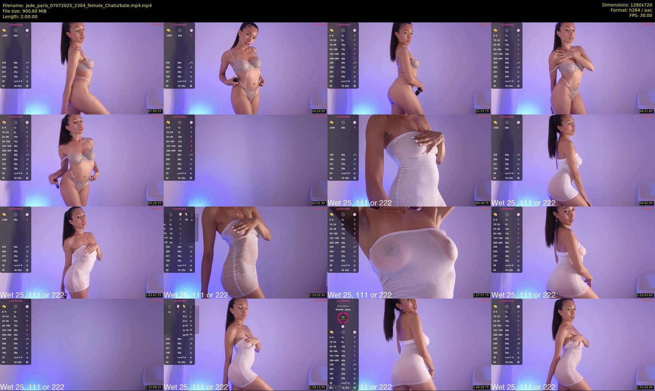 jade_paris — 120 minute Chaturbate female cam show recording, 720p, Jul 7, 2025