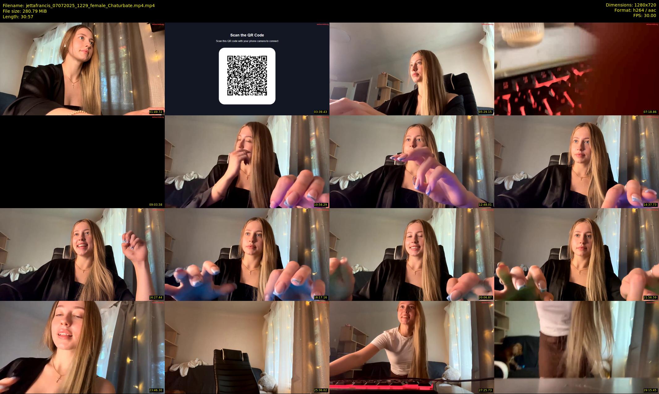 jettafrancis — 31 minute Chaturbate female cam show recording, 720p, Jul 7, 2025