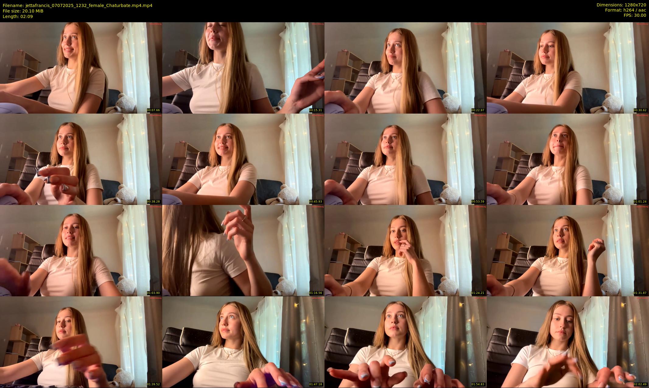 jettafrancis — 3 minute Chaturbate female cam show recording, 720p, Jul 7, 2025