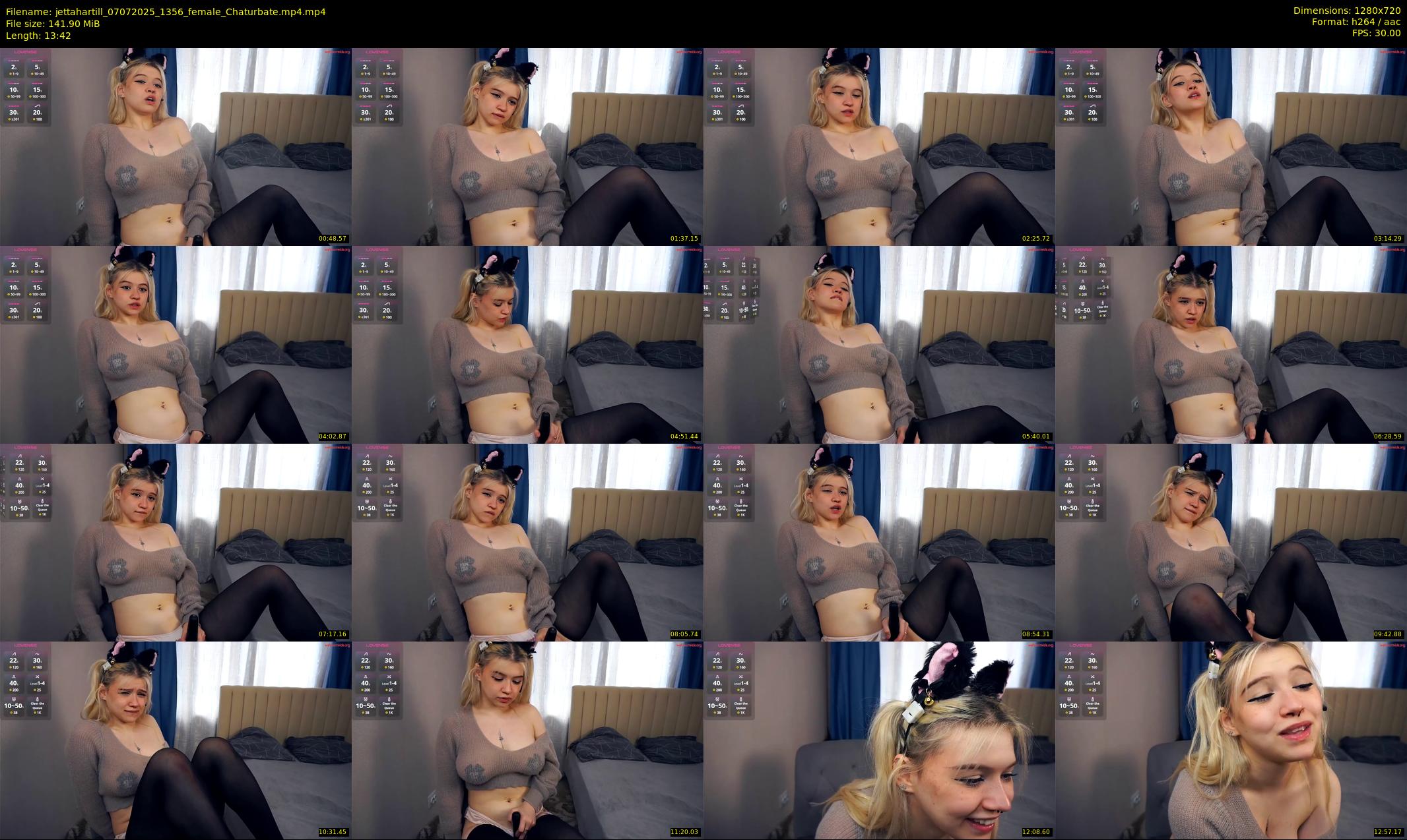 jettahartill — 14 minute Chaturbate female cam show recording, 720p, Jul 7, 2025