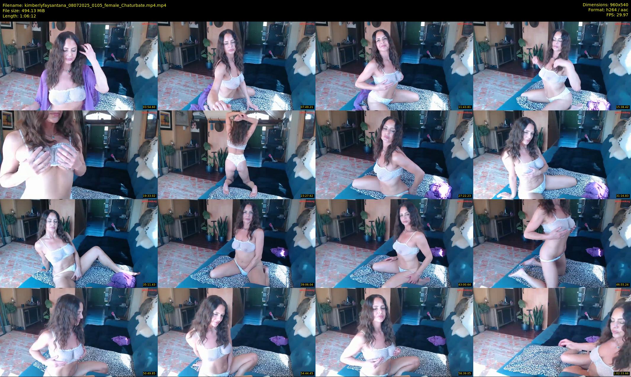 kimberlyfaysantana — 67 minute Chaturbate female cam show recording, 480p, Jul 8, 2025