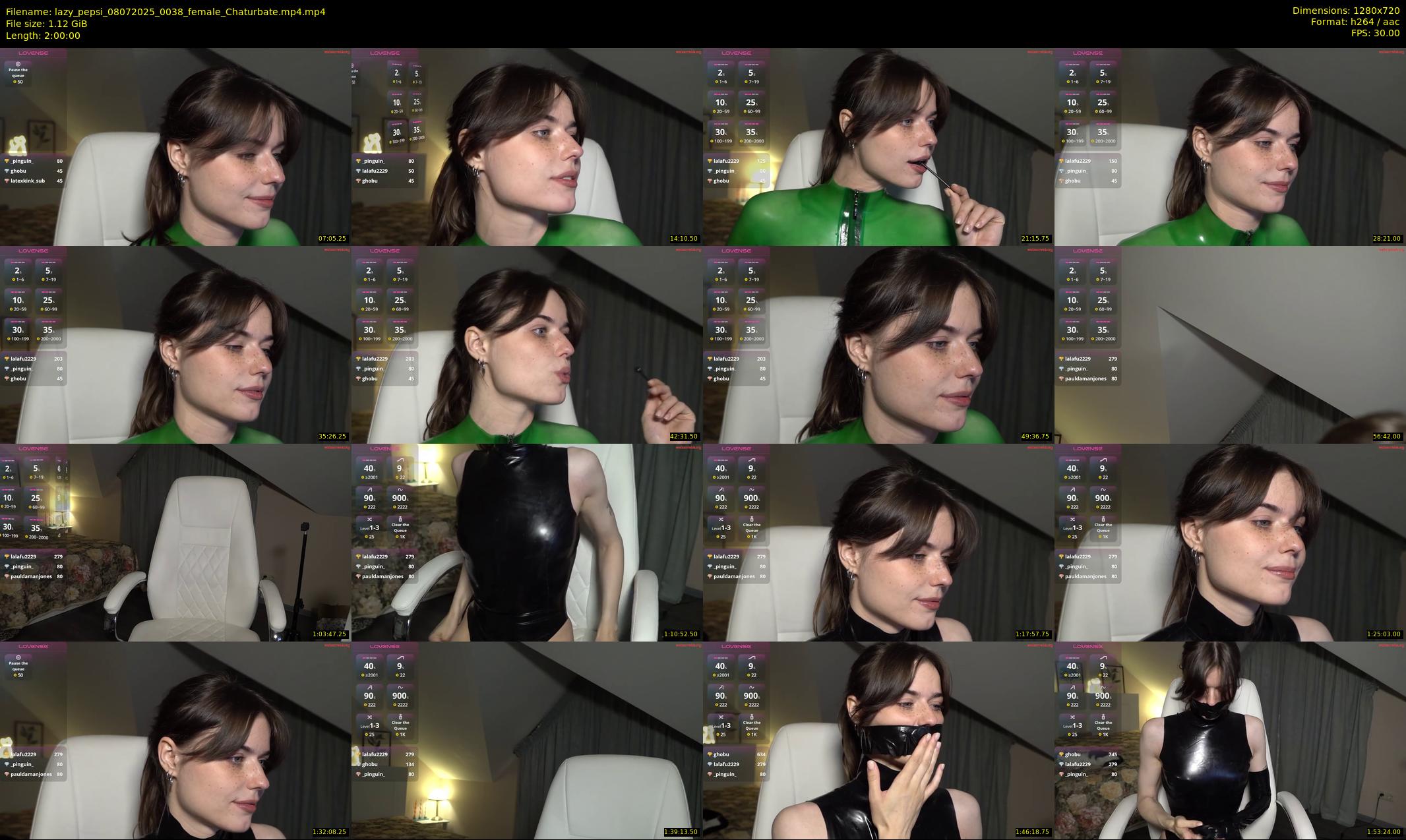 lazy_pepsi — 120 minute Chaturbate female cam show recording, 720p, Jul 8, 2025