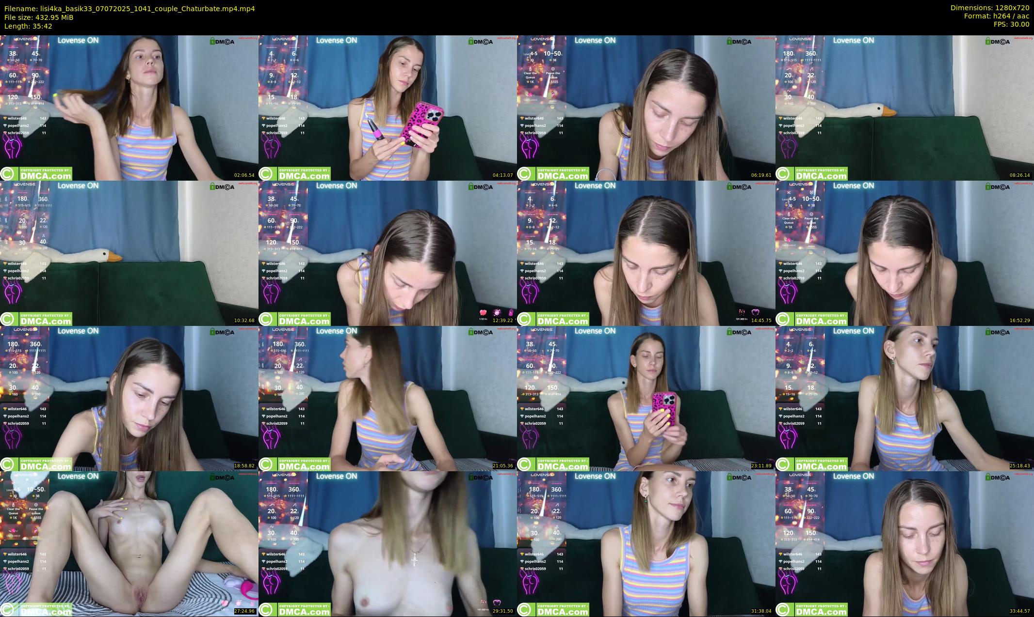 lisi4ka_basik33 — 36 minute Chaturbate couple cam show recording, 720p, Jul 7, 2025