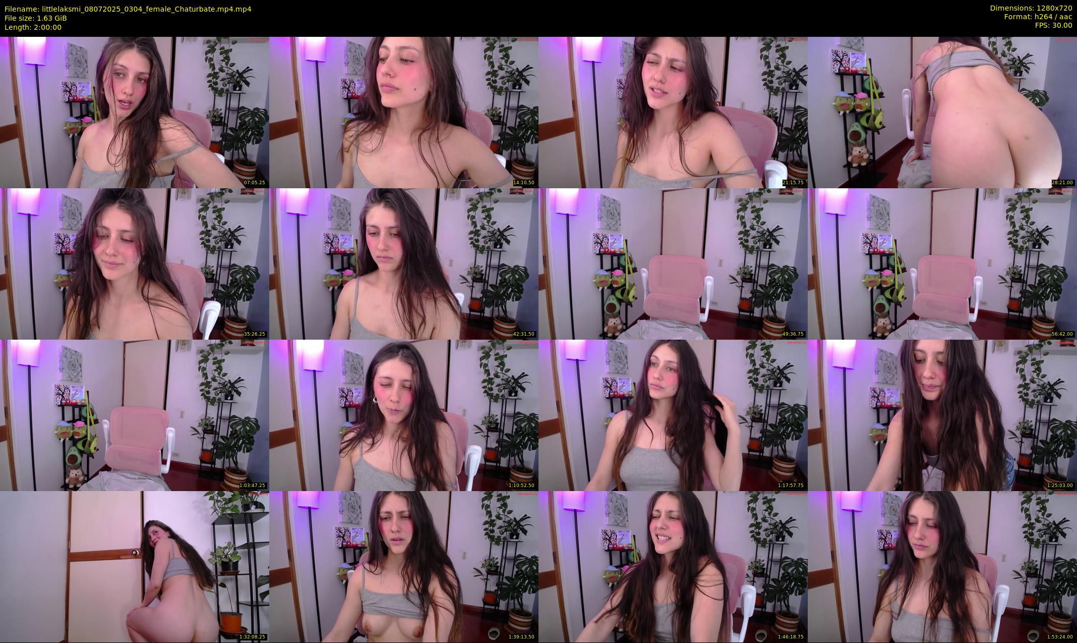 littlelaksmi — 120 minute Chaturbate female cam show recording, 720p, Jul 8, 2025