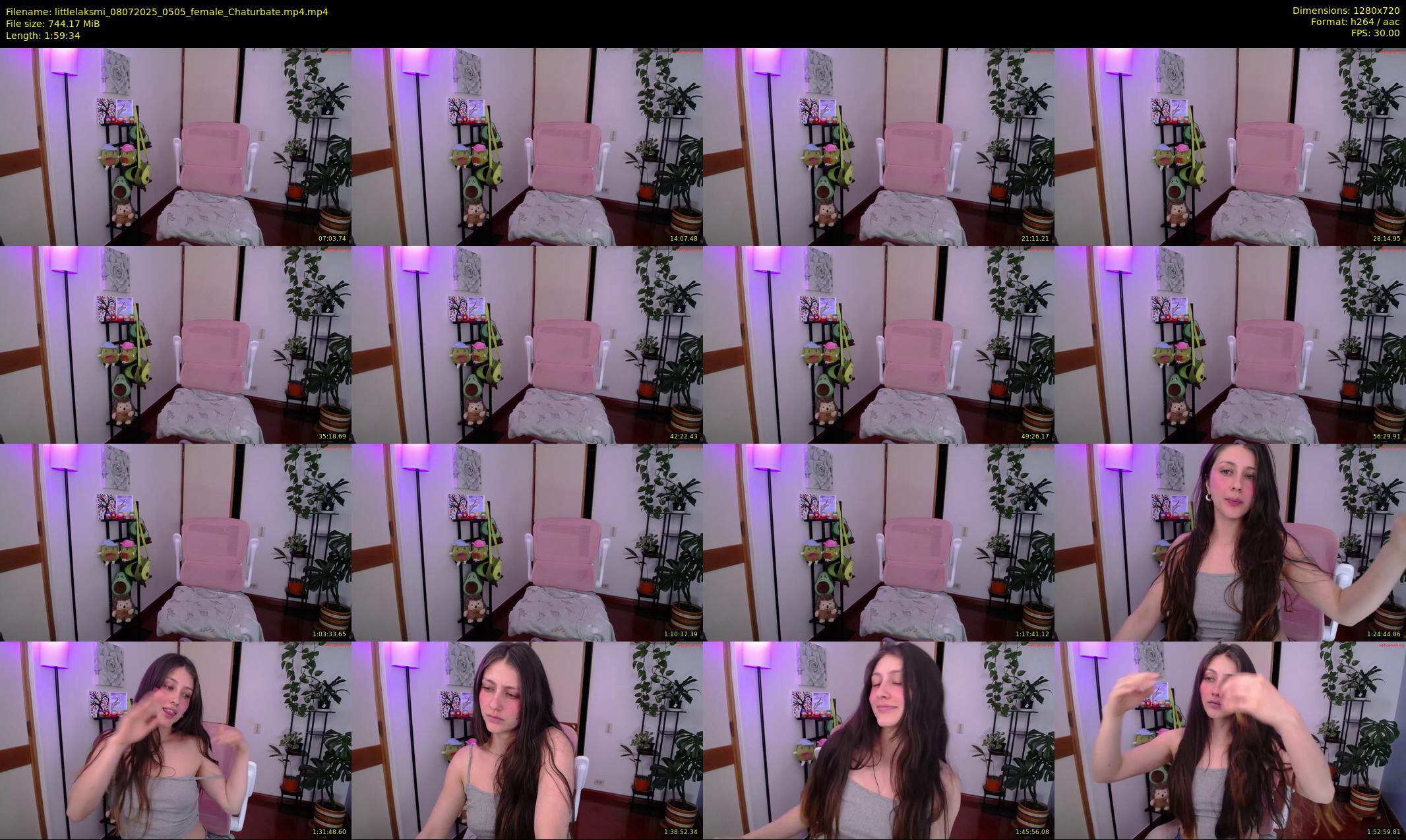 littlelaksmi — 120 minute Chaturbate female cam show recording, 720p, Jul 8, 2025