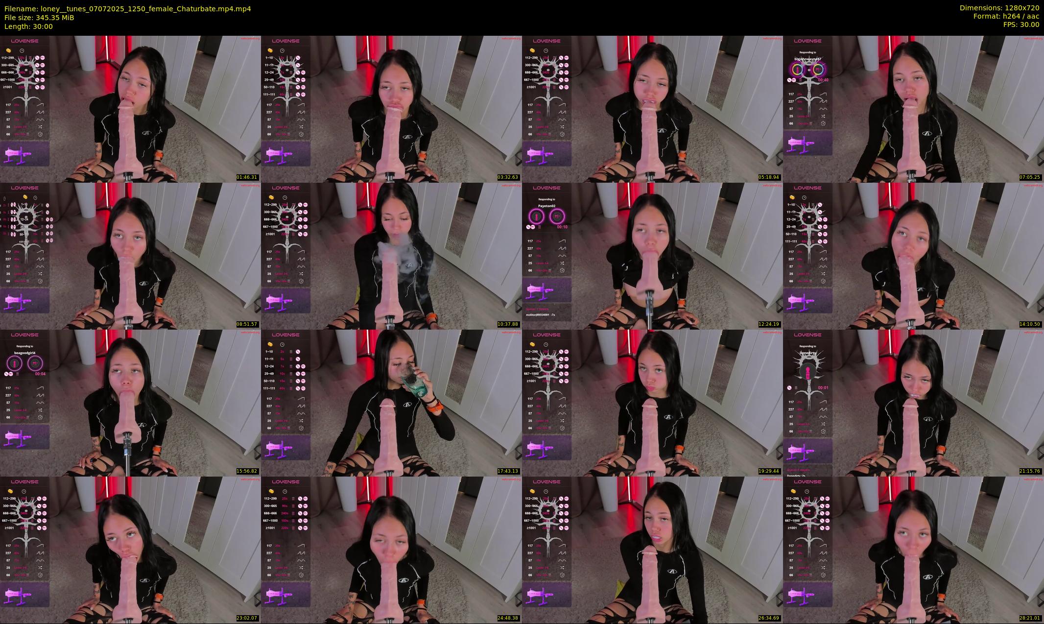 loney__tunes — 30 minute Chaturbate female cam show recording, 720p, Jul 7, 2025