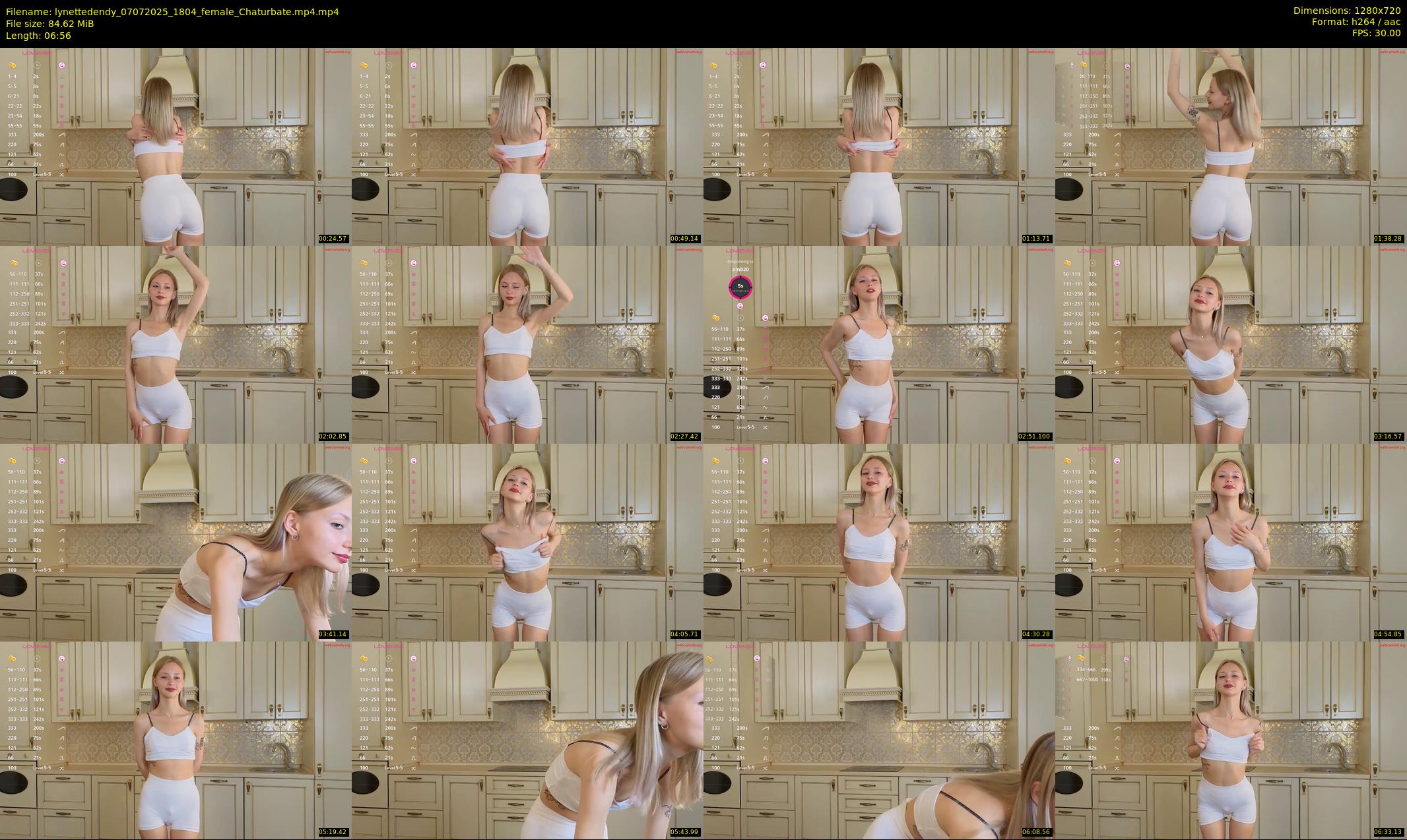lynettedendy — 7 minute Chaturbate female cam show recording, 720p, Jul 7, 2025