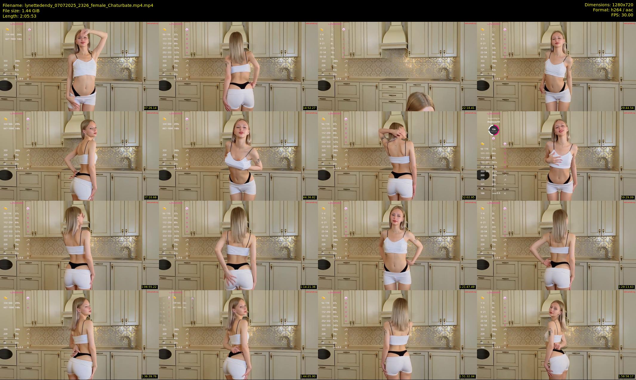 lynettedendy — 126 minute Chaturbate female cam show recording, 720p, Jul 7, 2025