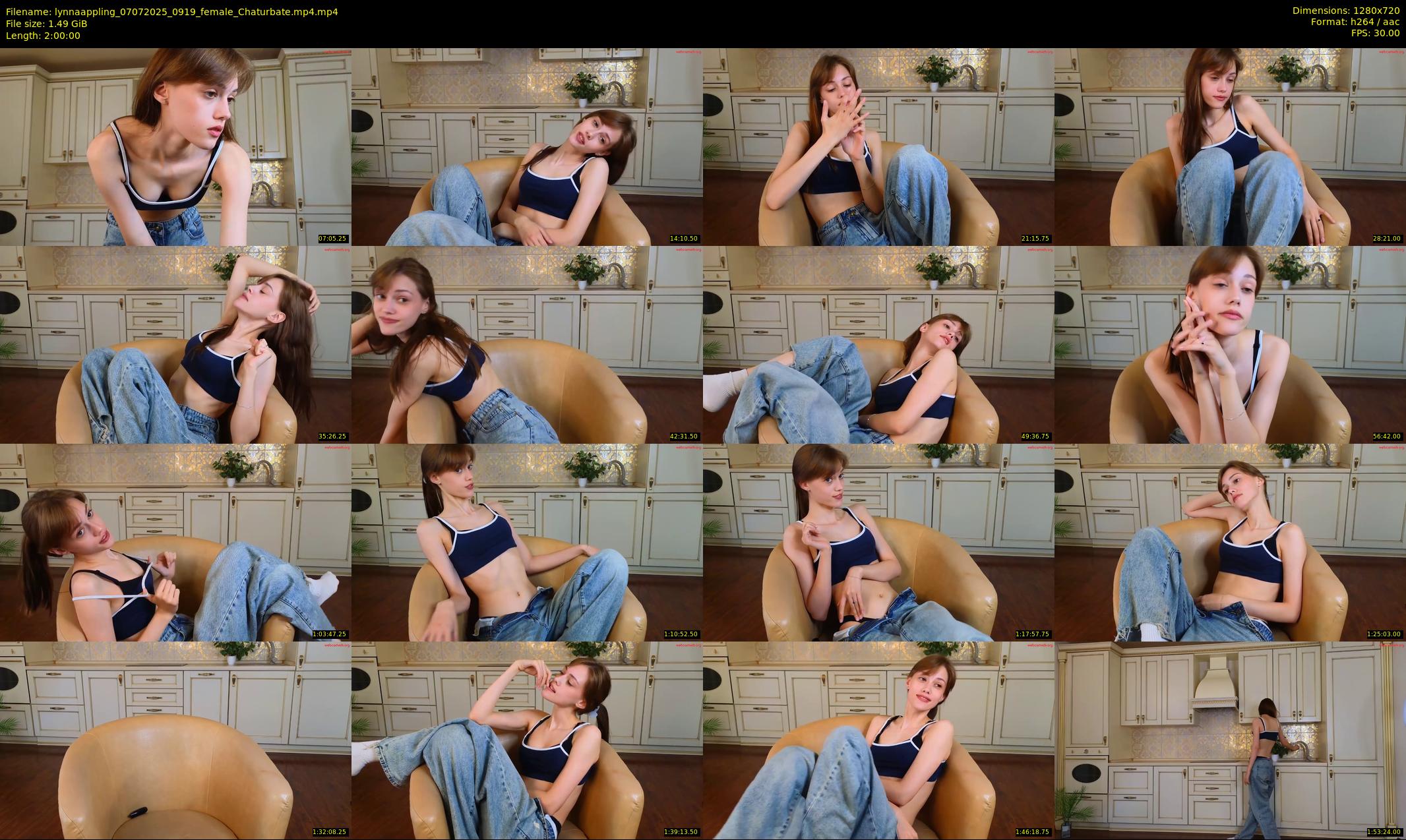 lynnaappling — 120 minute Chaturbate female cam show recording, 720p, Jul 7, 2025