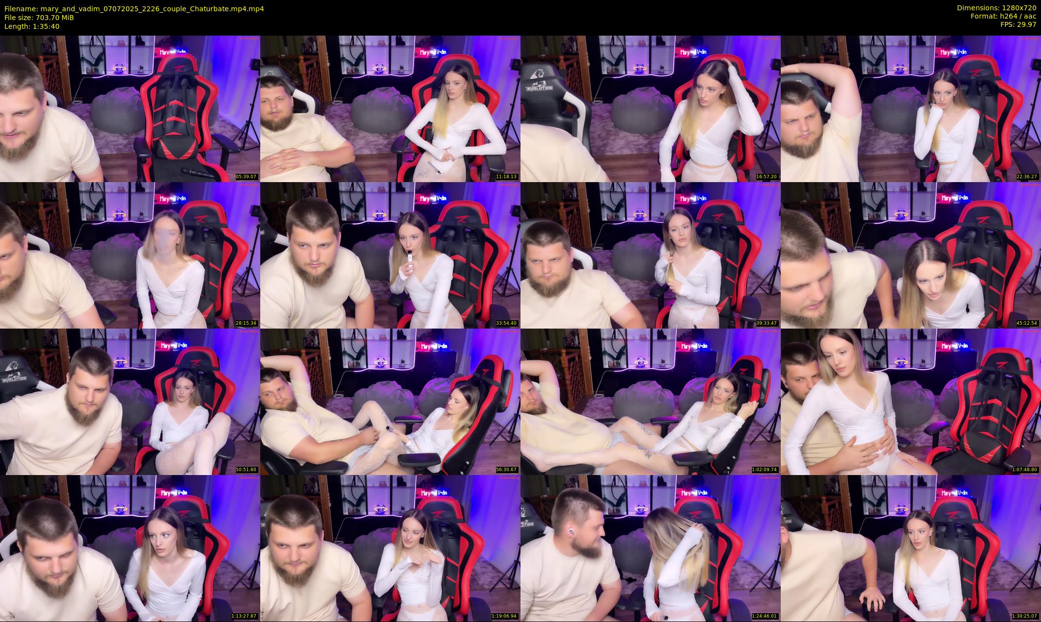 mary_and_vadim — 96 minute Chaturbate couple cam show recording, 720p, Jul 7, 2025