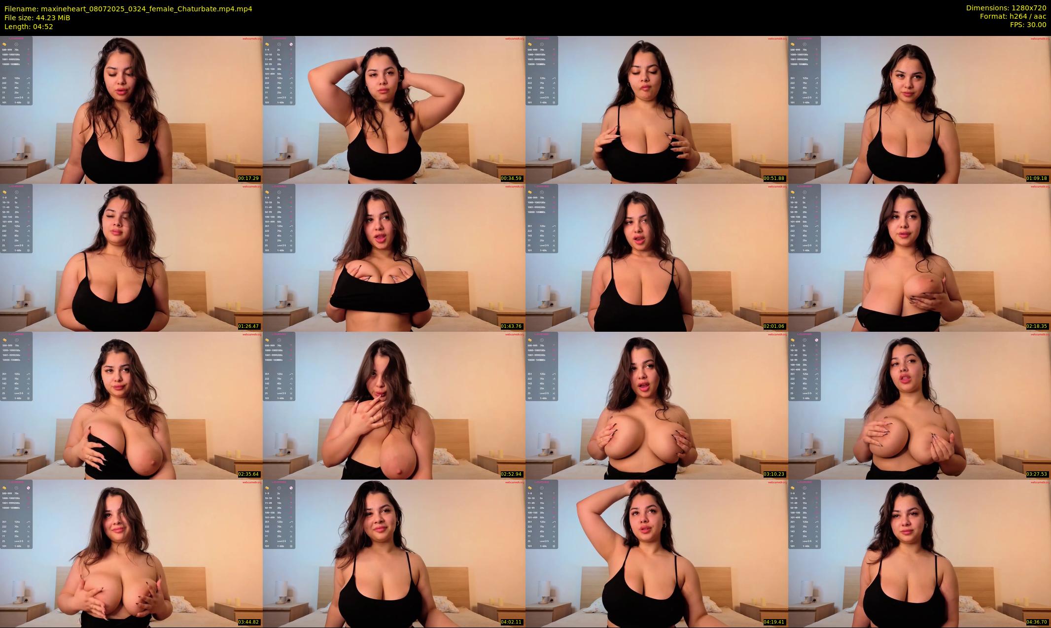 maxineheart — 5 minute Chaturbate female cam show recording, 720p, Jul 8, 2025