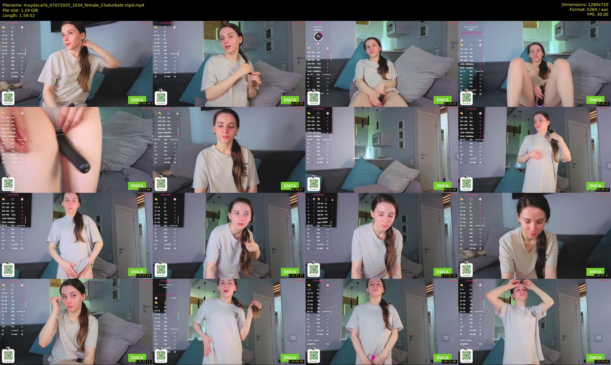 maydacarls — 120 minute Chaturbate female cam show recording, 720p, Jul 7, 2025