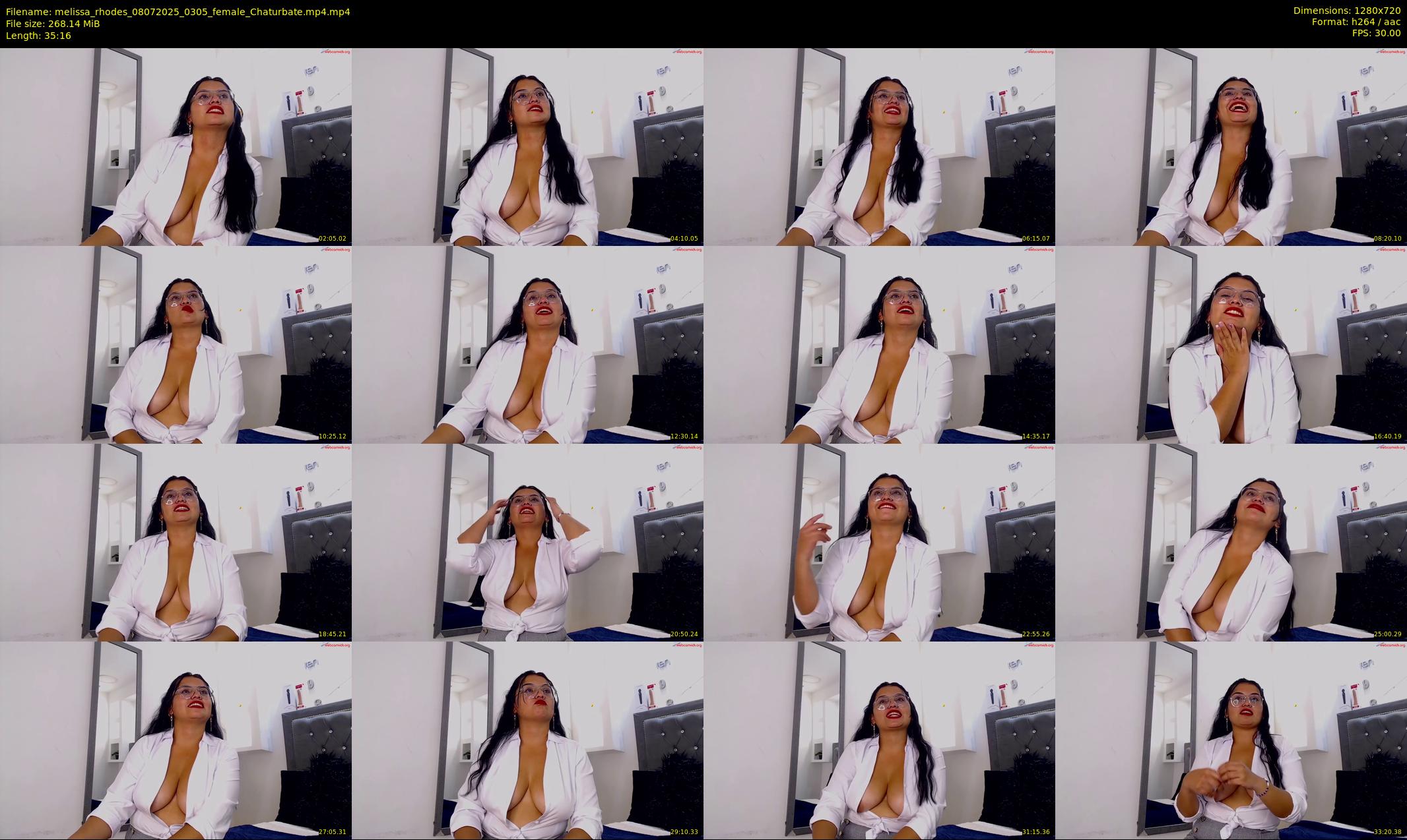 melissa_rhodes — 36 minute Chaturbate female cam show recording, 720p, Jul 8, 2025