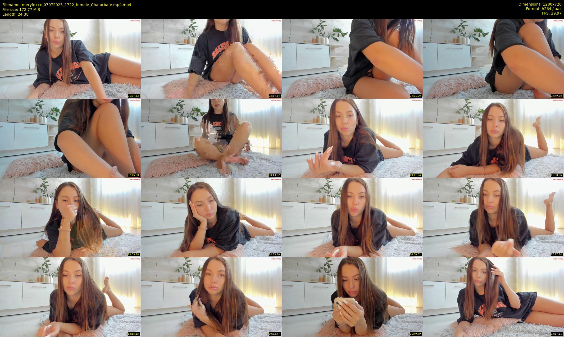 meryfoxxx — 25 minute Chaturbate female cam show recording, 720p, Jul 7, 2025