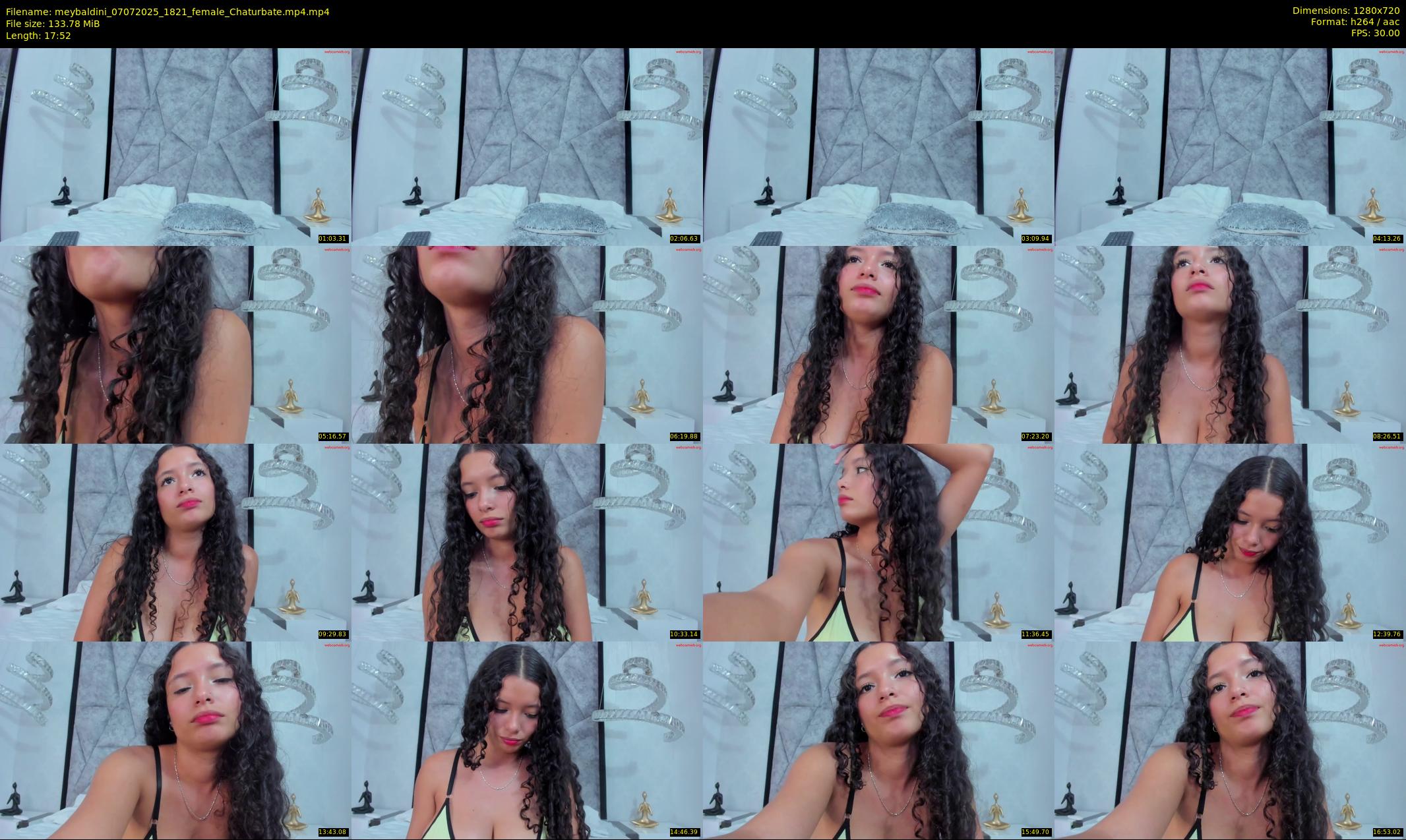 meybaldini — 18 minute Chaturbate female cam show recording, 720p, Jul 7, 2025