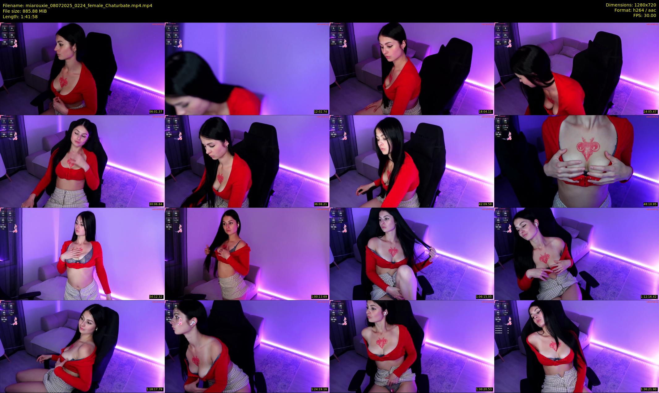 miarouxie — 102 minute Chaturbate female cam show recording, 720p, Jul 8, 2025