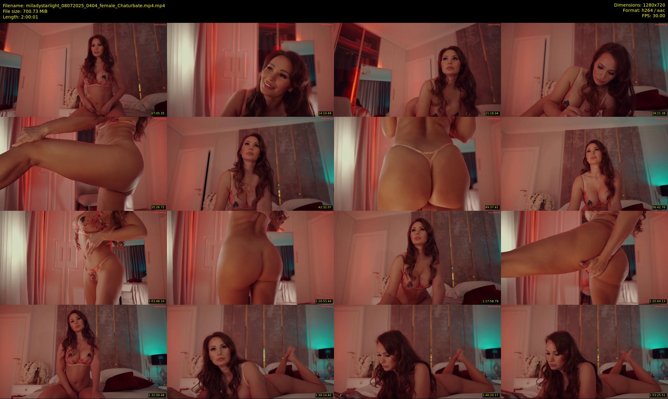 miladystarlight — 121 minute Chaturbate female cam show recording, 720p, Jul 8, 2025