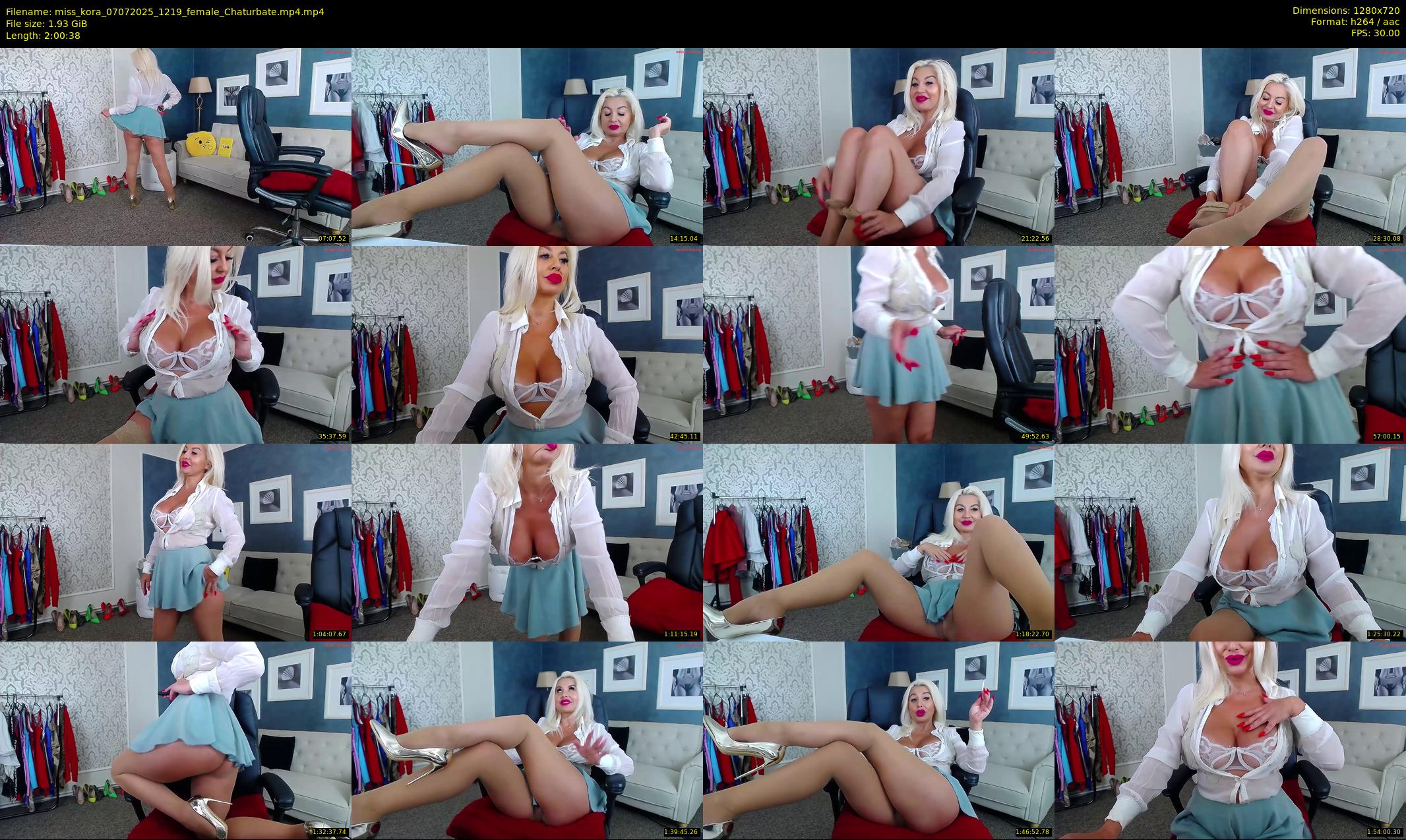 miss_kora — 121 minute Chaturbate female cam show recording, 720p, Jul 7, 2025