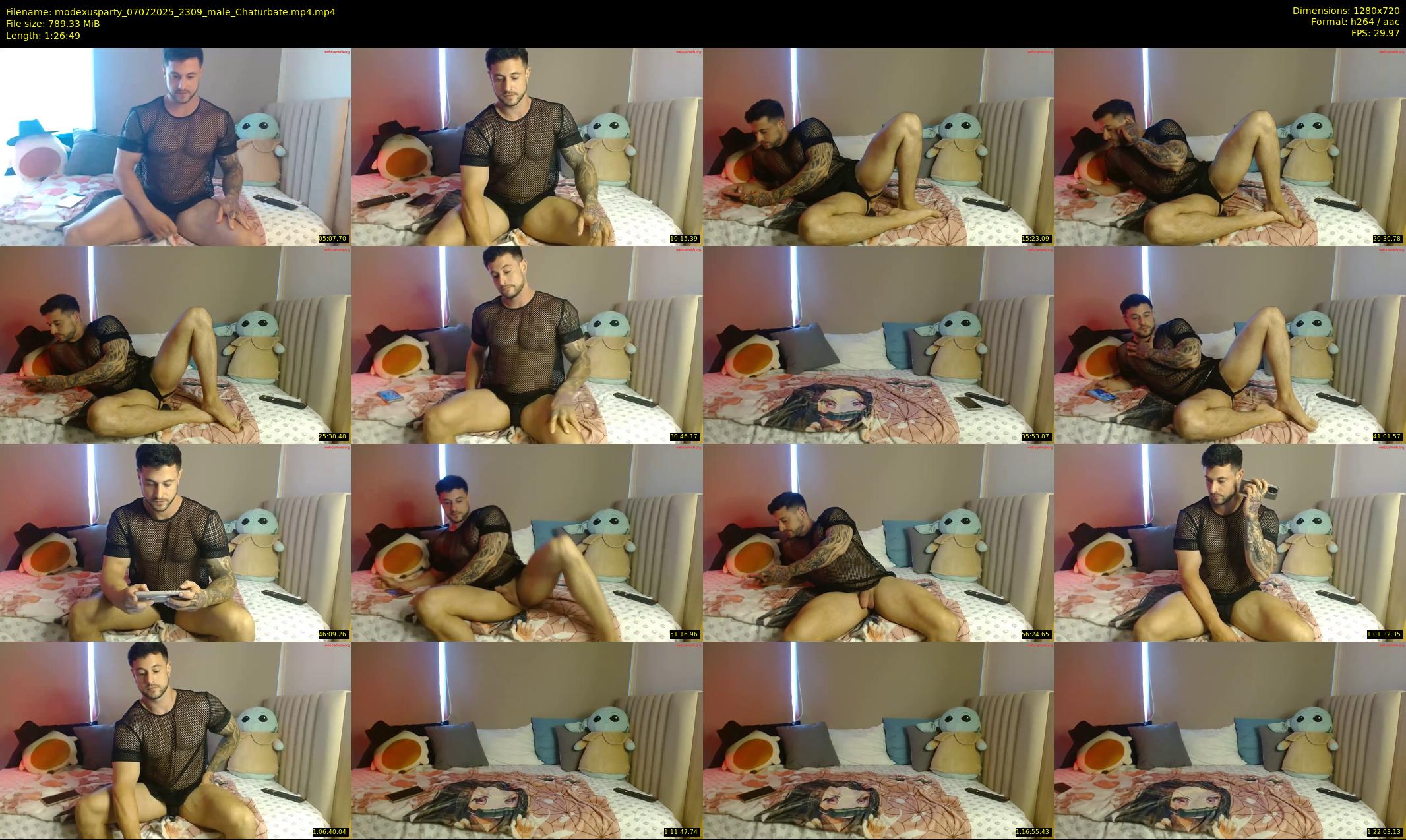 modexusparty — 87 minute Chaturbate male cam show recording, 720p, Jul 7, 2025
