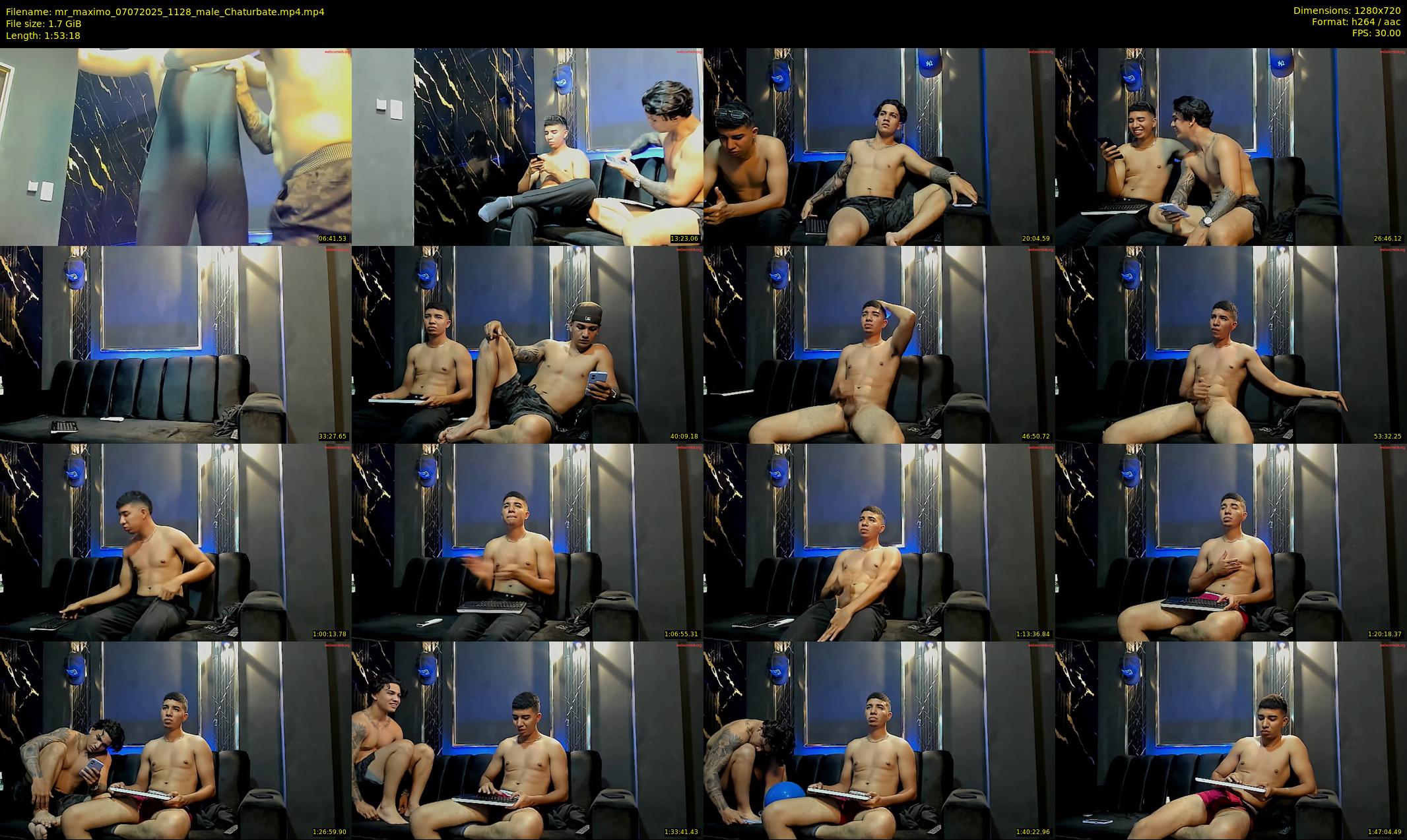 mr_maximo — 114 minute Chaturbate male cam show recording, 720p, Jul 7, 2025