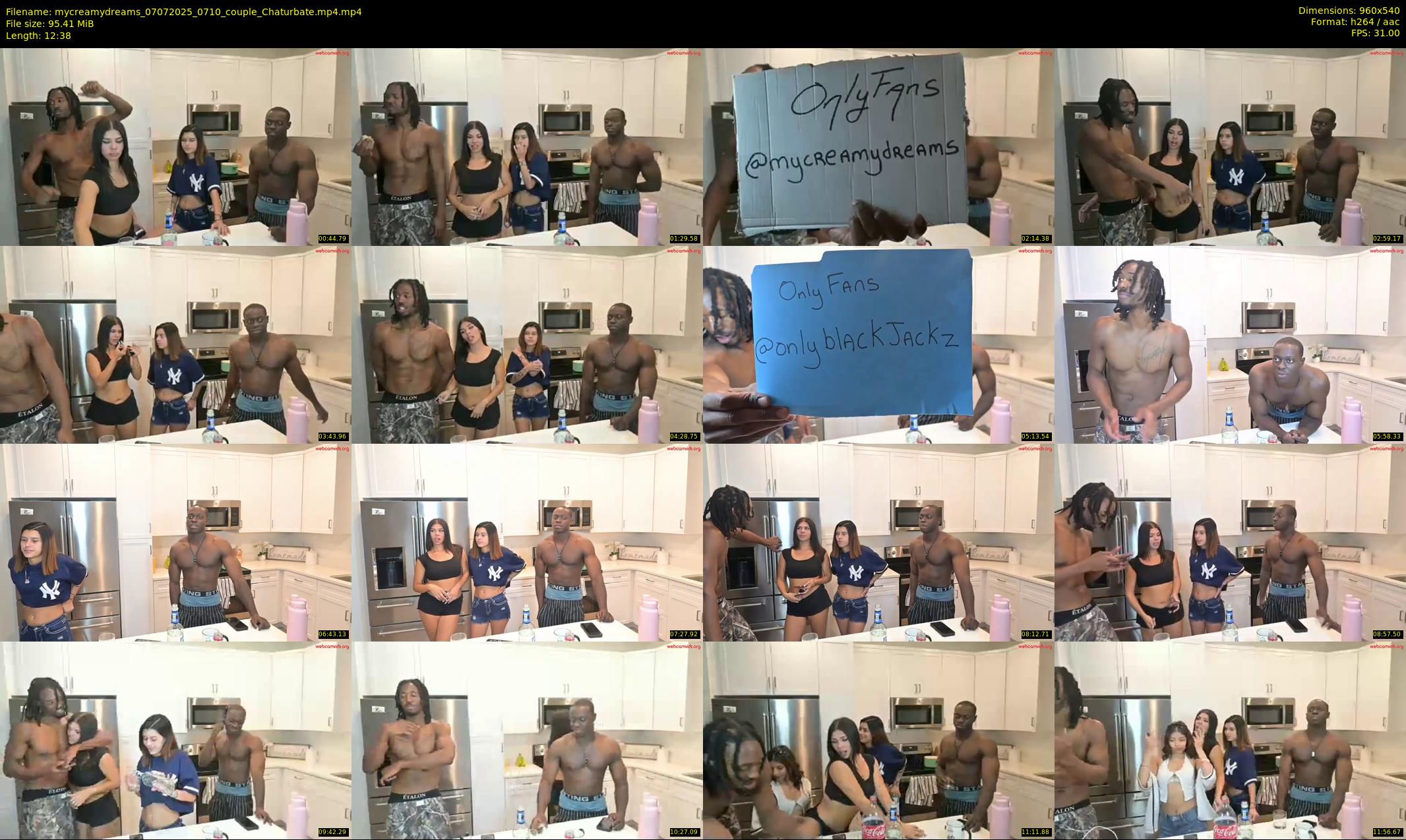 mycreamydreams — 13 minute Chaturbate couple cam show recording, 480p, Jul 7, 2025