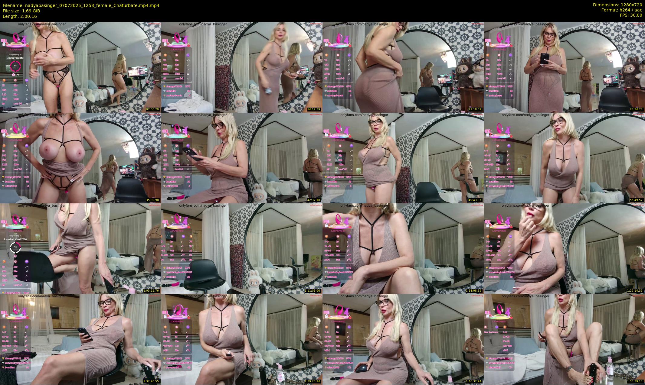 nadyabasinger — 121 minute Chaturbate female cam show recording, 720p, Jul 7, 2025