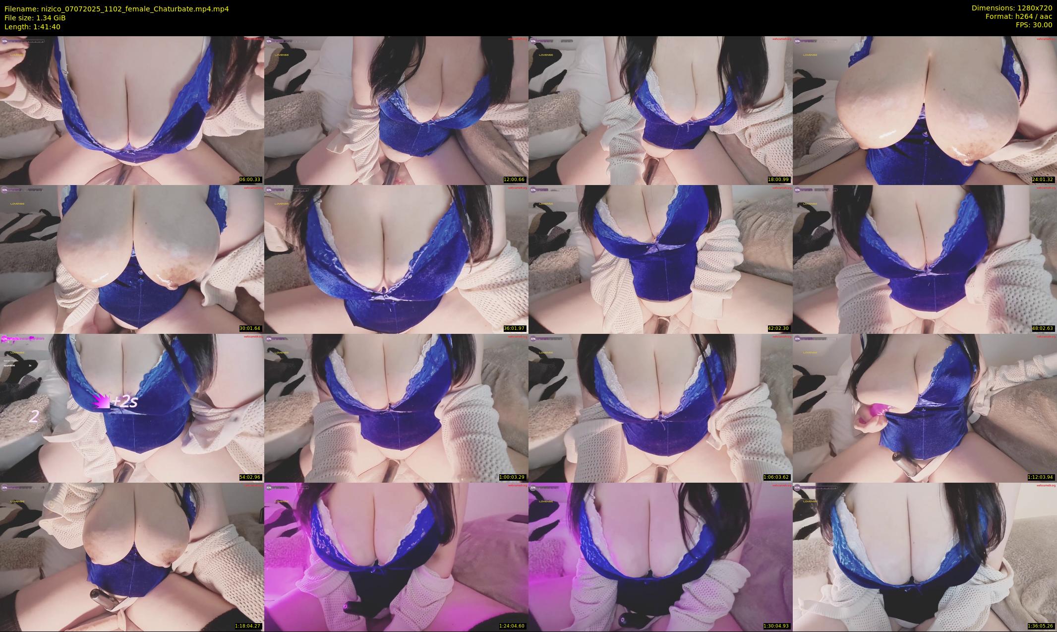 nizico — 102 minute Chaturbate female cam show recording, 720p, Jul 7, 2025