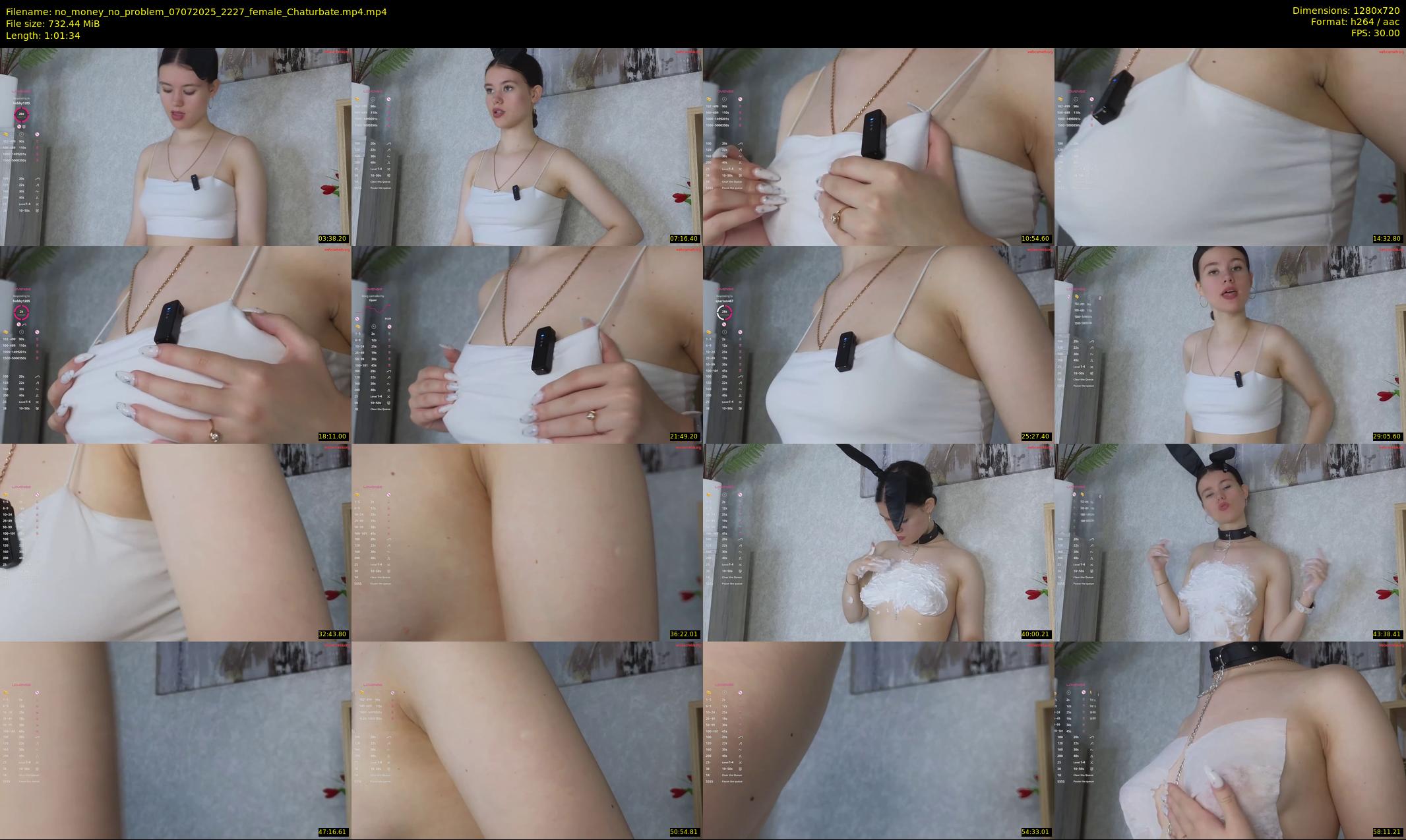 no_money_no_problem — 62 minute Chaturbate female cam show recording, 720p, Jul 7, 2025