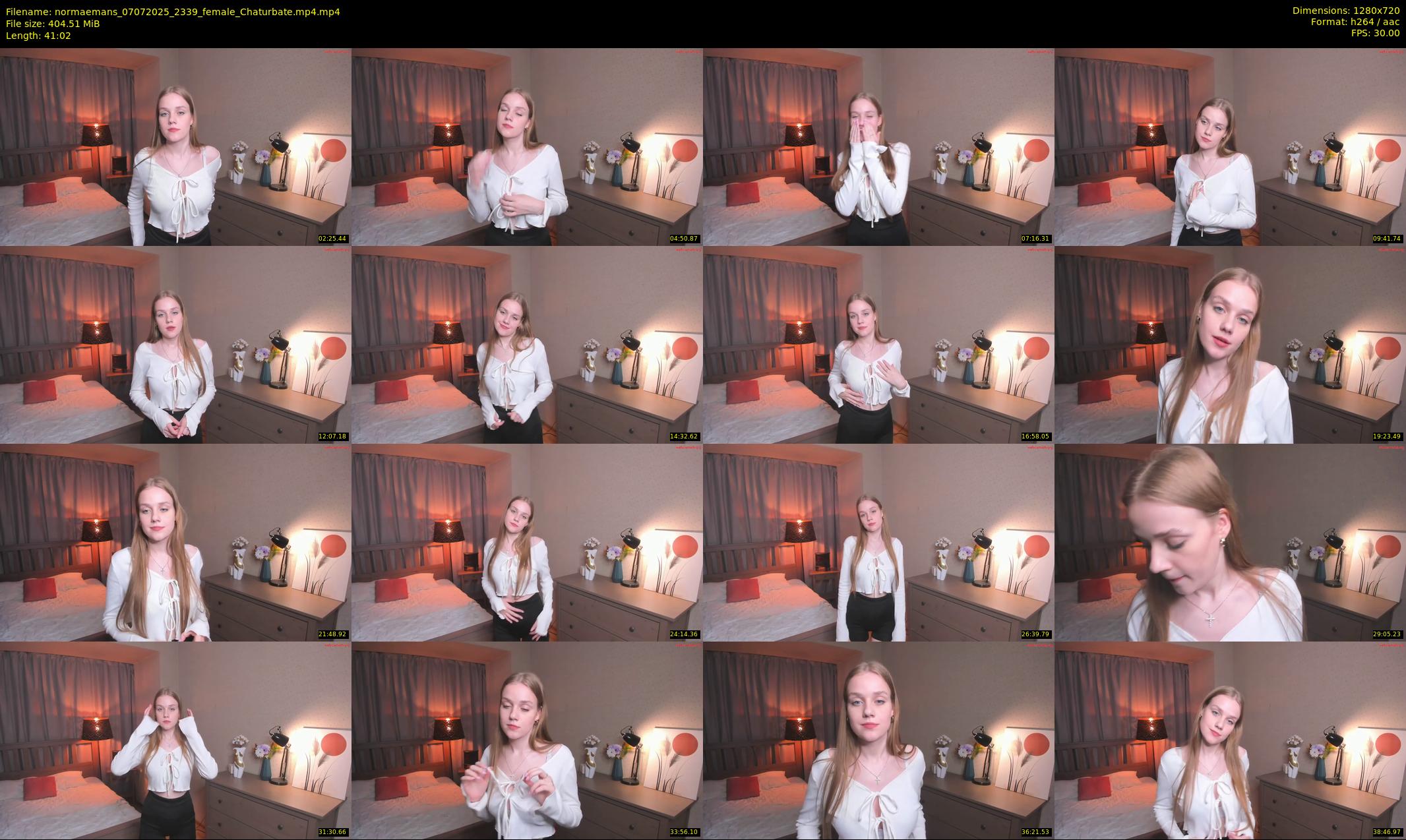 normaemans — 42 minute Chaturbate female cam show recording, 720p, Jul 7, 2025