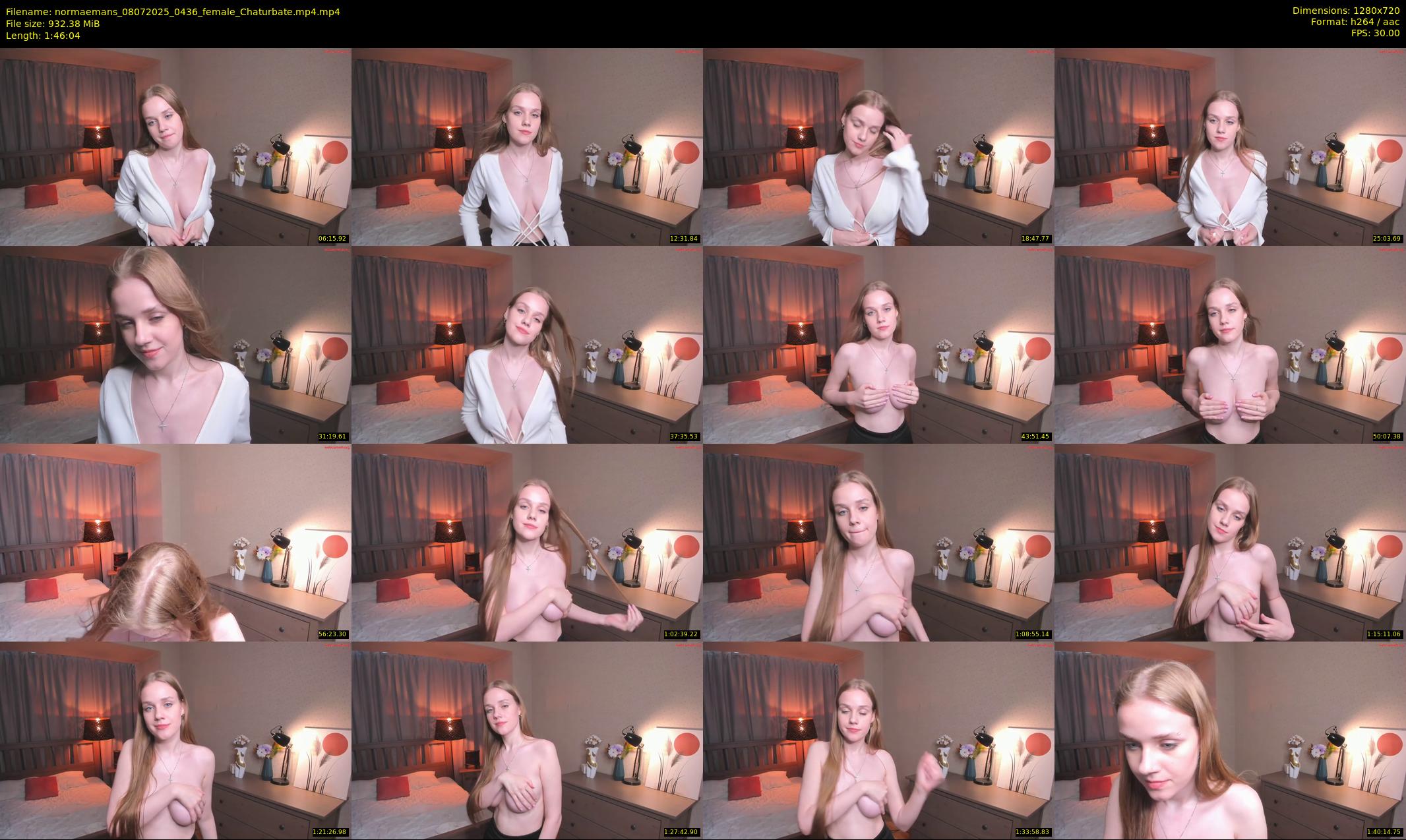 normaemans — 107 minute Chaturbate female cam show recording, 720p, Jul 8, 2025