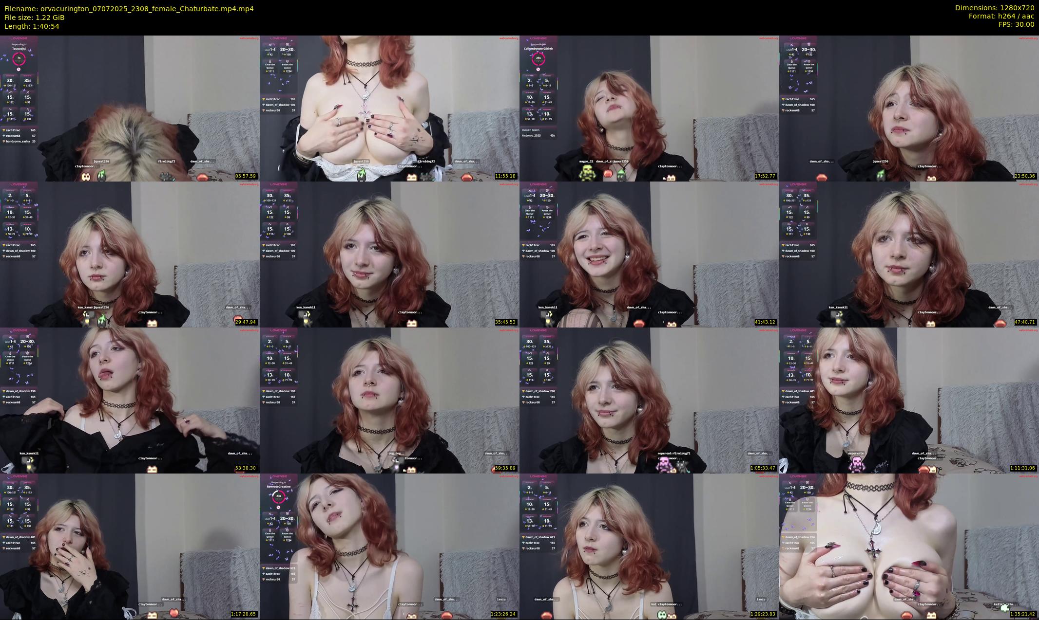 orvacurington — 101 minute Chaturbate female cam show recording, 720p, Jul 7, 2025