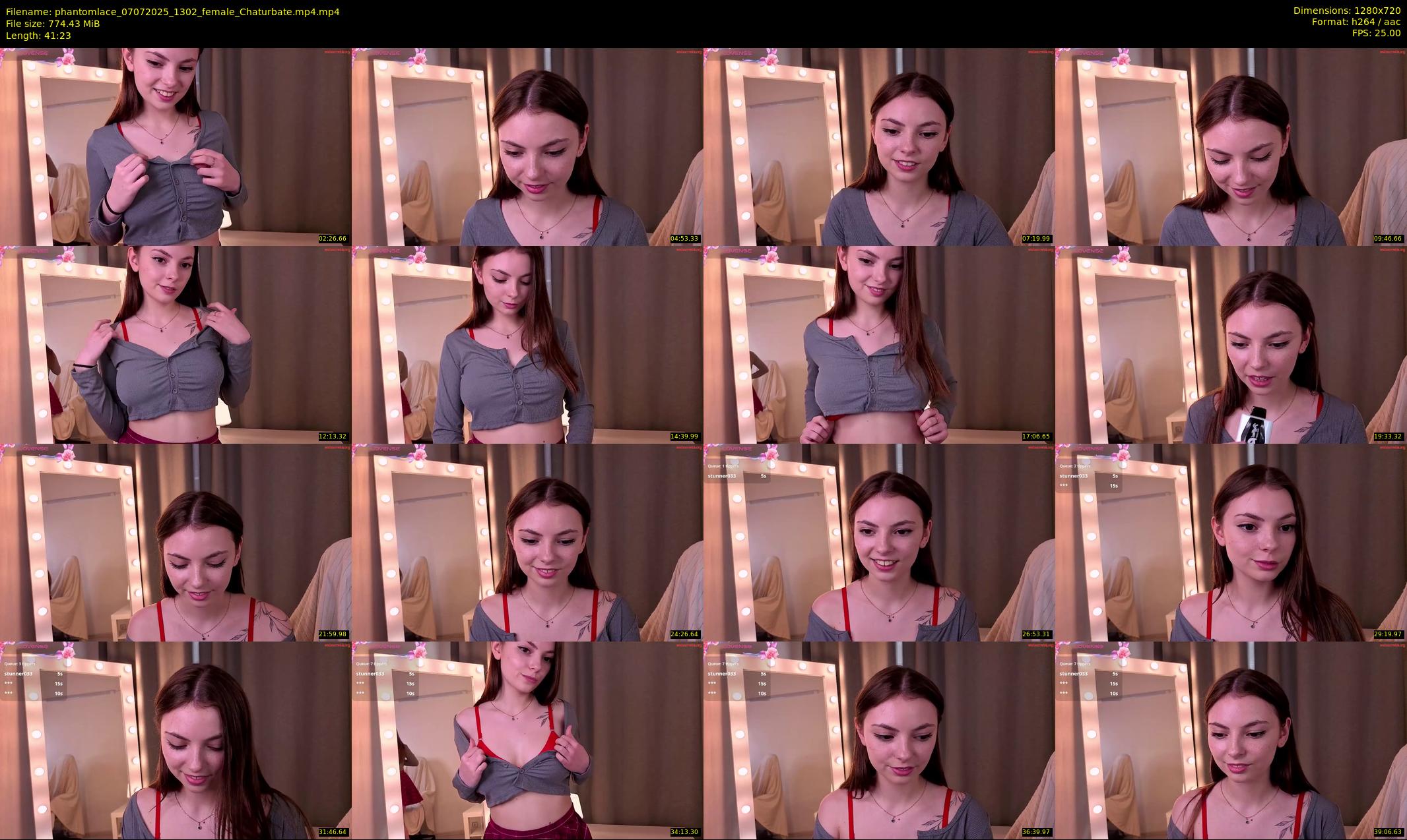 phantomlace — 42 minute Chaturbate female cam show recording, 720p, Jul 7, 2025