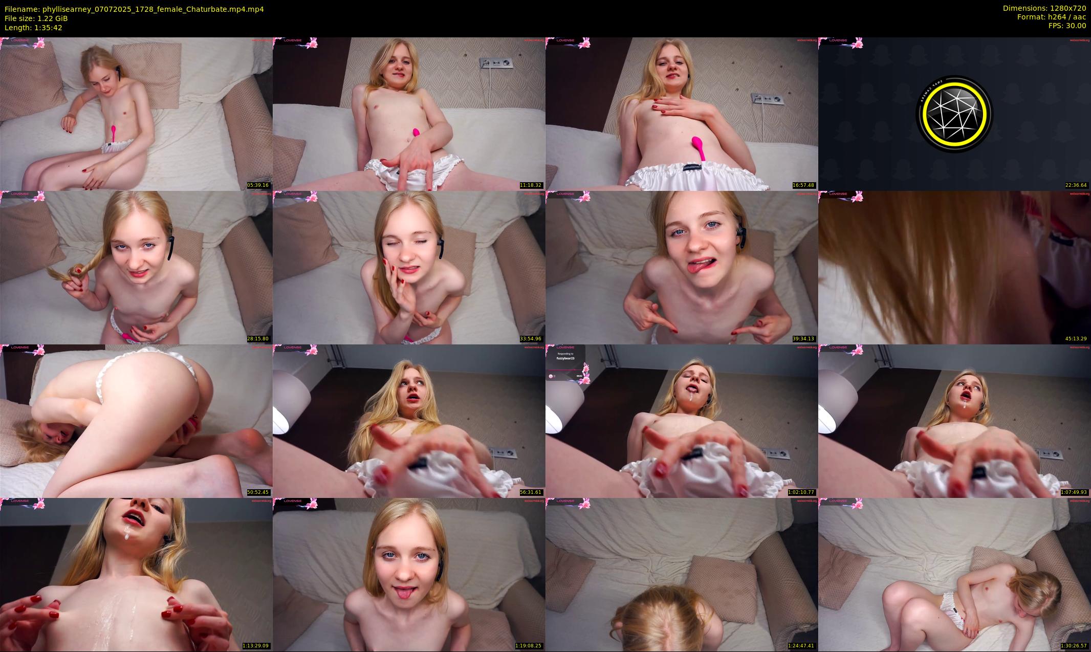 phyllisearney — 96 minute Chaturbate female cam show recording, 720p, Jul 7, 2025