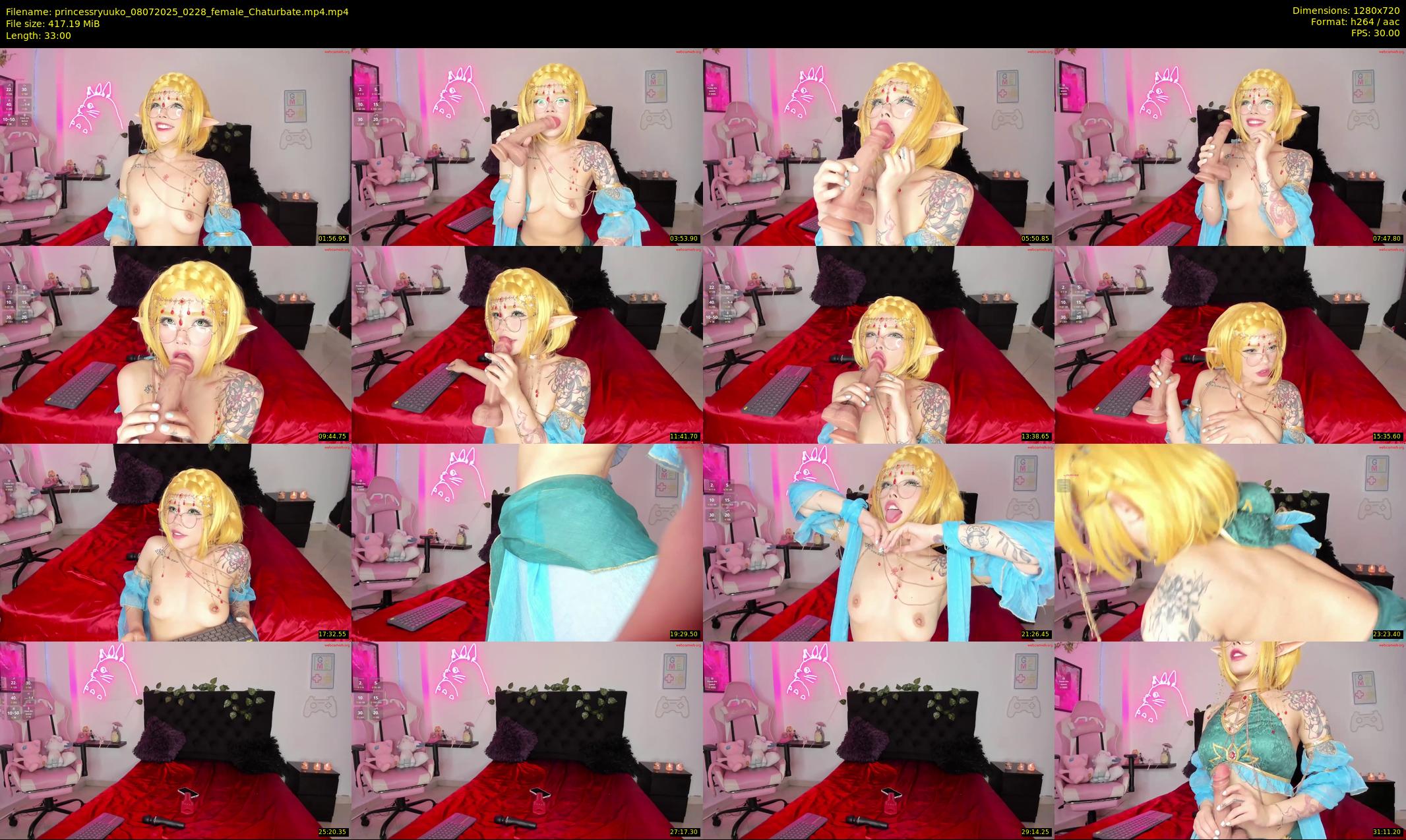 princessryuuko — 33 minute Chaturbate female cam show recording, 720p, Jul 8, 2025