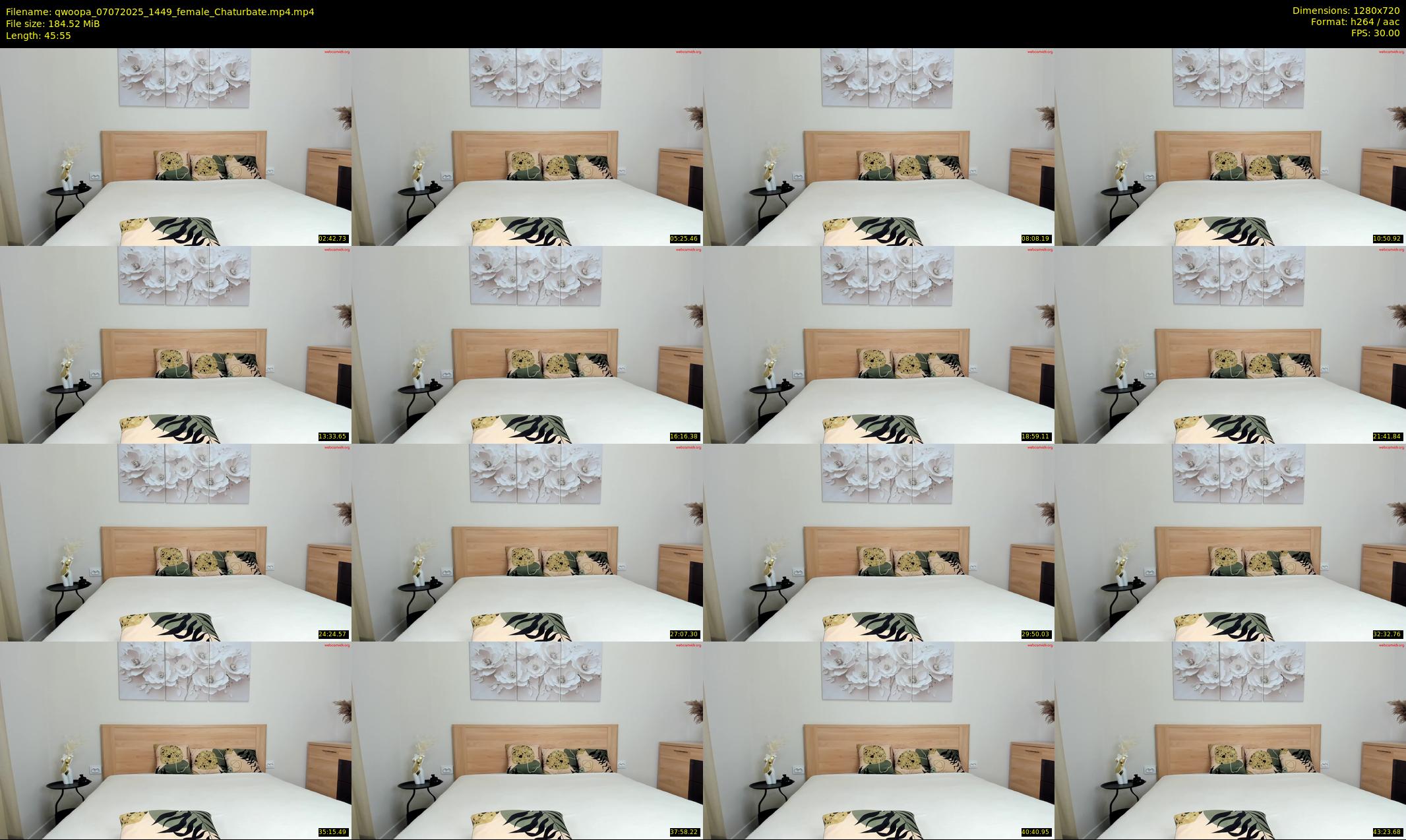 qwoopa — 46 minute Chaturbate female cam show recording, 720p, Jul 7, 2025