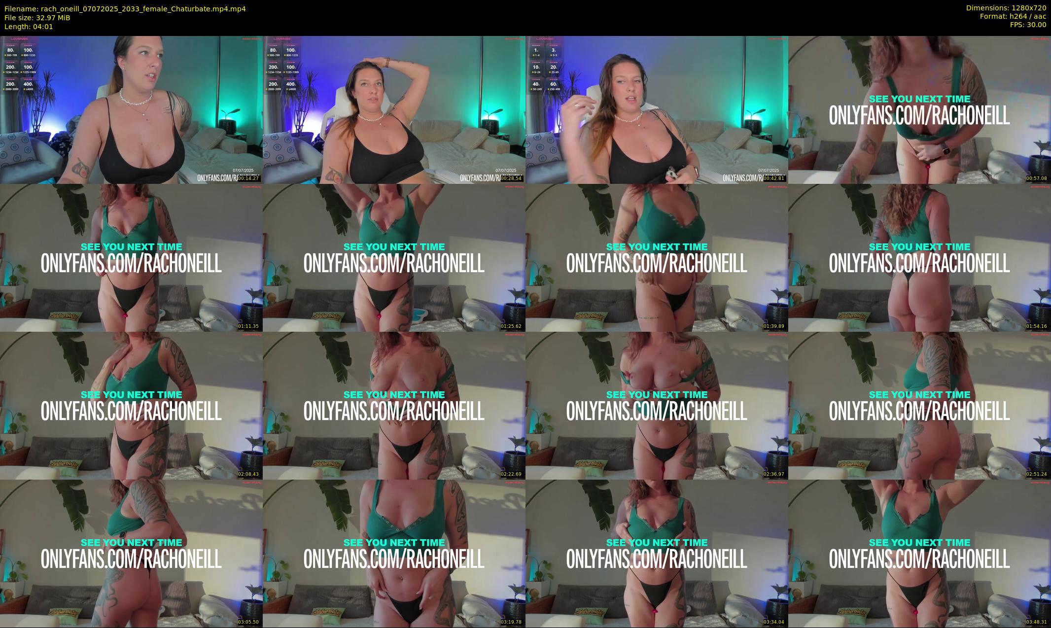 rach_oneill — 5 minute Chaturbate female cam show recording, 720p, Jul 7, 2025