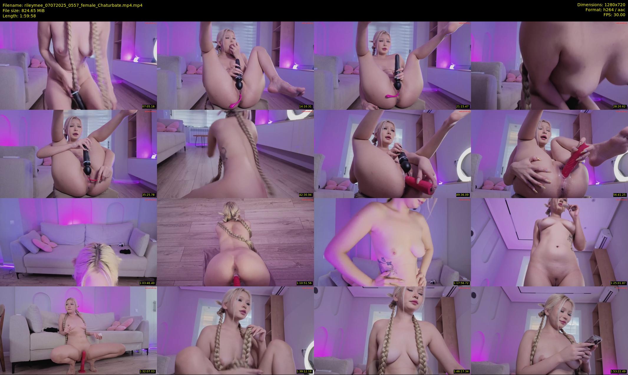 rileymee — 120 minute Chaturbate female cam show recording, 720p, Jul 7, 2025
