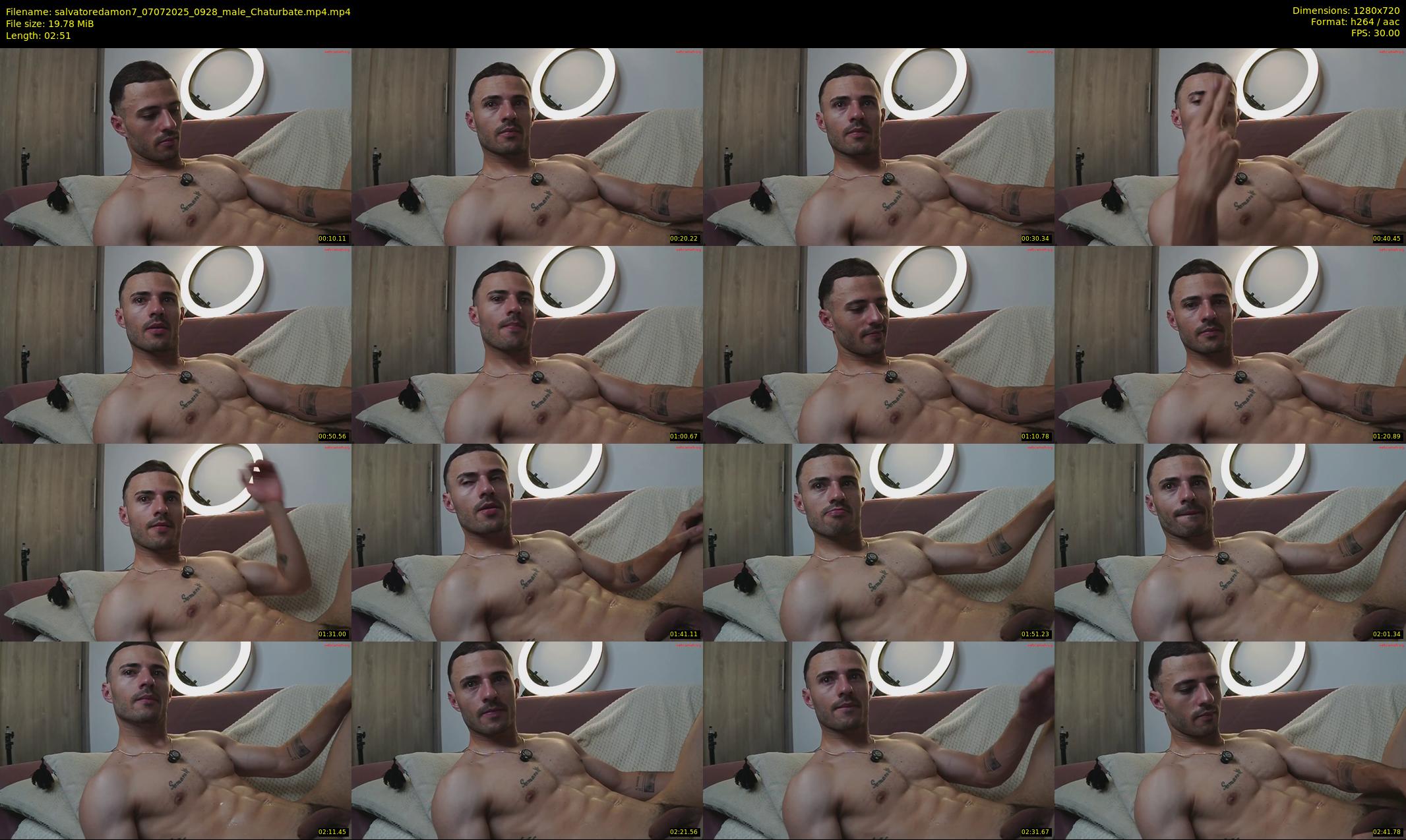salvatoredamon7 — 3 minute Chaturbate male cam show recording, 720p, Jul 7, 2025