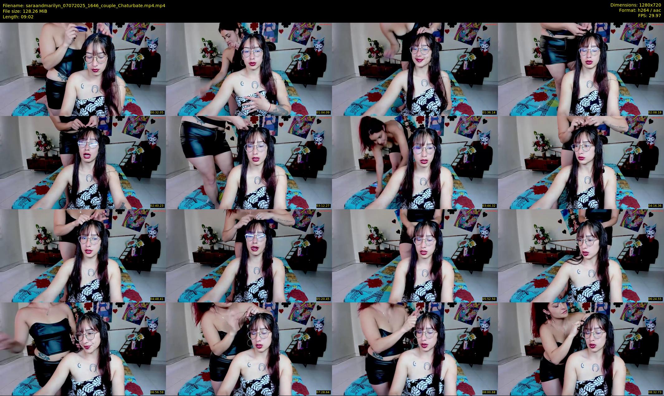 saraandmarilyn — 10 minute Chaturbate couple cam show recording, 720p, Jul 7, 2025