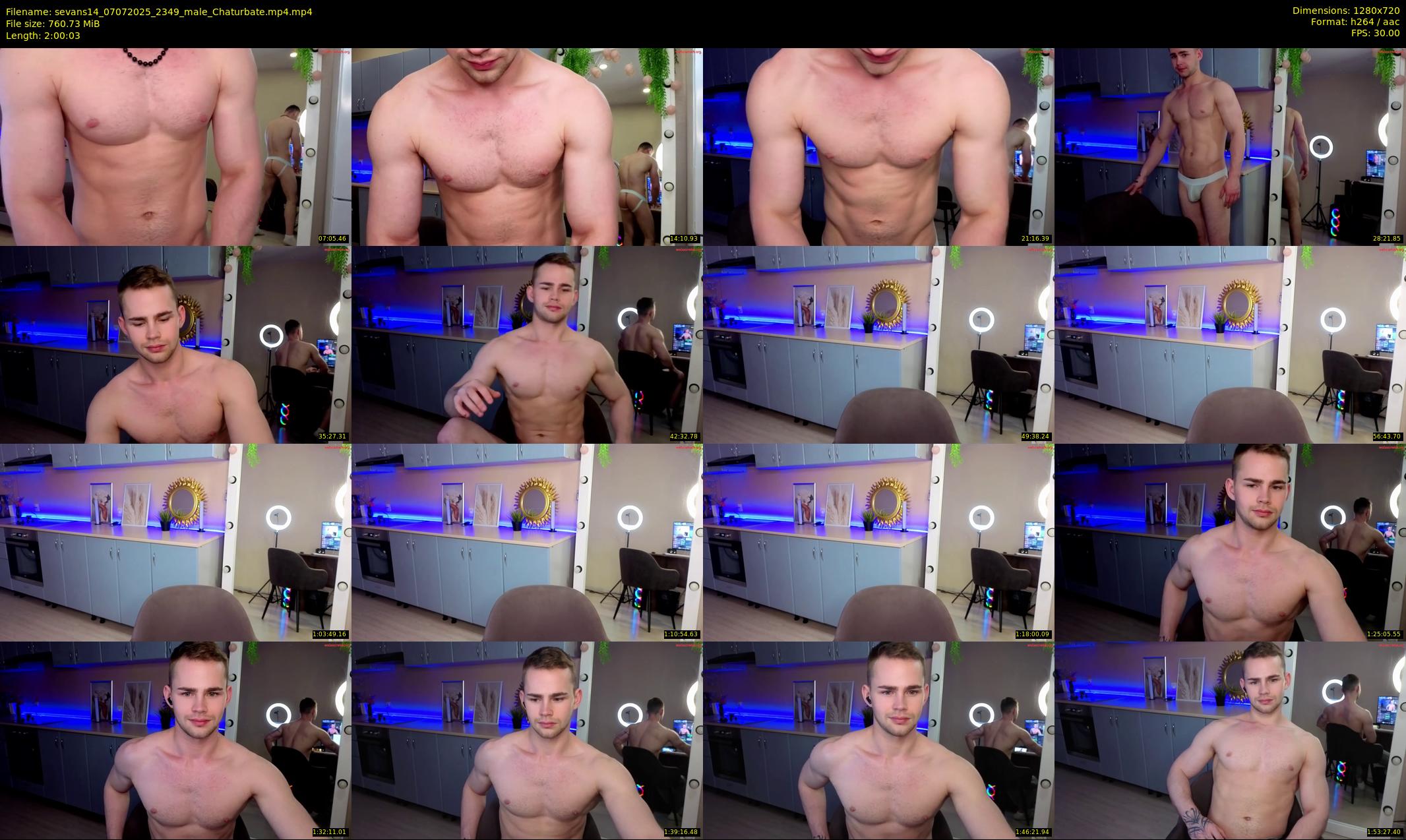 sevans14 — 121 minute Chaturbate male cam show recording, 720p, Jul 7, 2025
