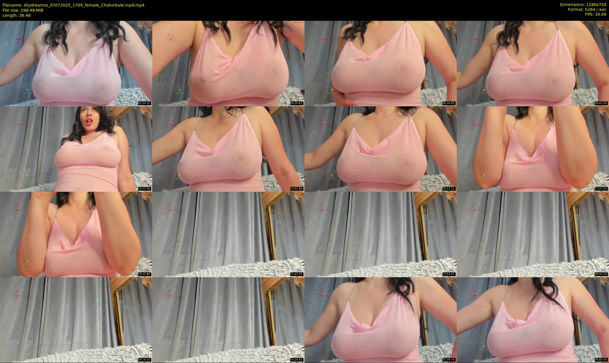 shydreamss — 37 minute Chaturbate female cam show recording, 720p, Jul 7, 2025