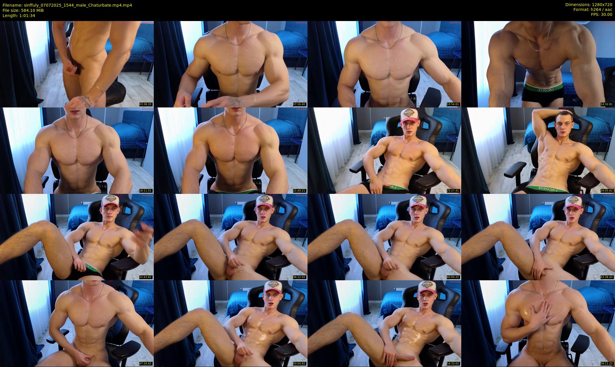 sinffuly — 62 minute Chaturbate male cam show recording, 720p, Jul 7, 2025