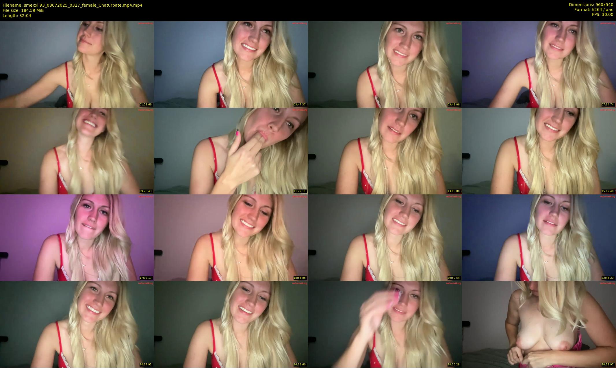 smexxii93 — 33 minute Chaturbate female cam show recording, 480p, Jul 8, 2025