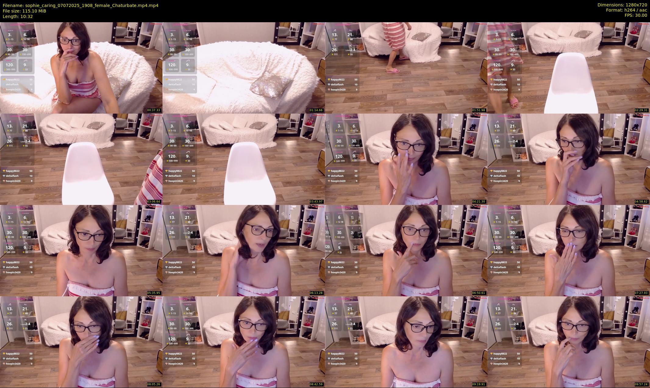 sophie_caring — 11 minute Chaturbate female cam show recording, 720p, Jul 7, 2025