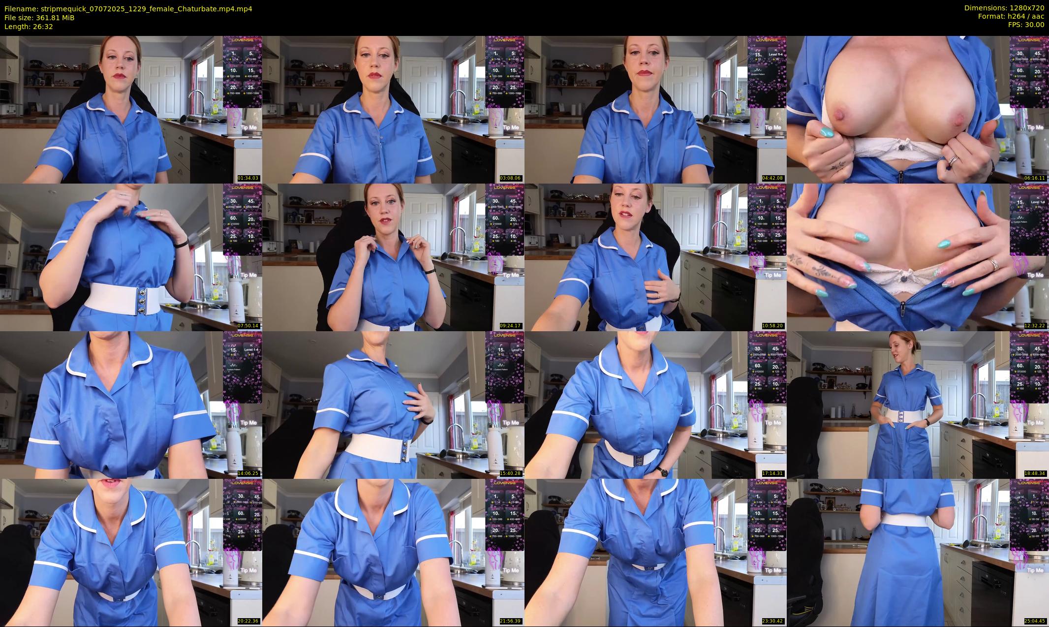 stripmequick — 27 minute Chaturbate female cam show recording, 720p, Jul 7, 2025