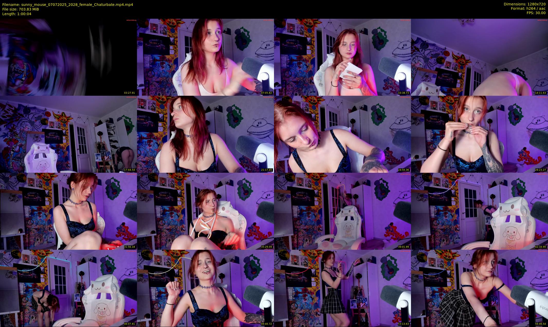 sunny_mouse — 61 minute Chaturbate female cam show recording, 720p, Jul 7, 2025
