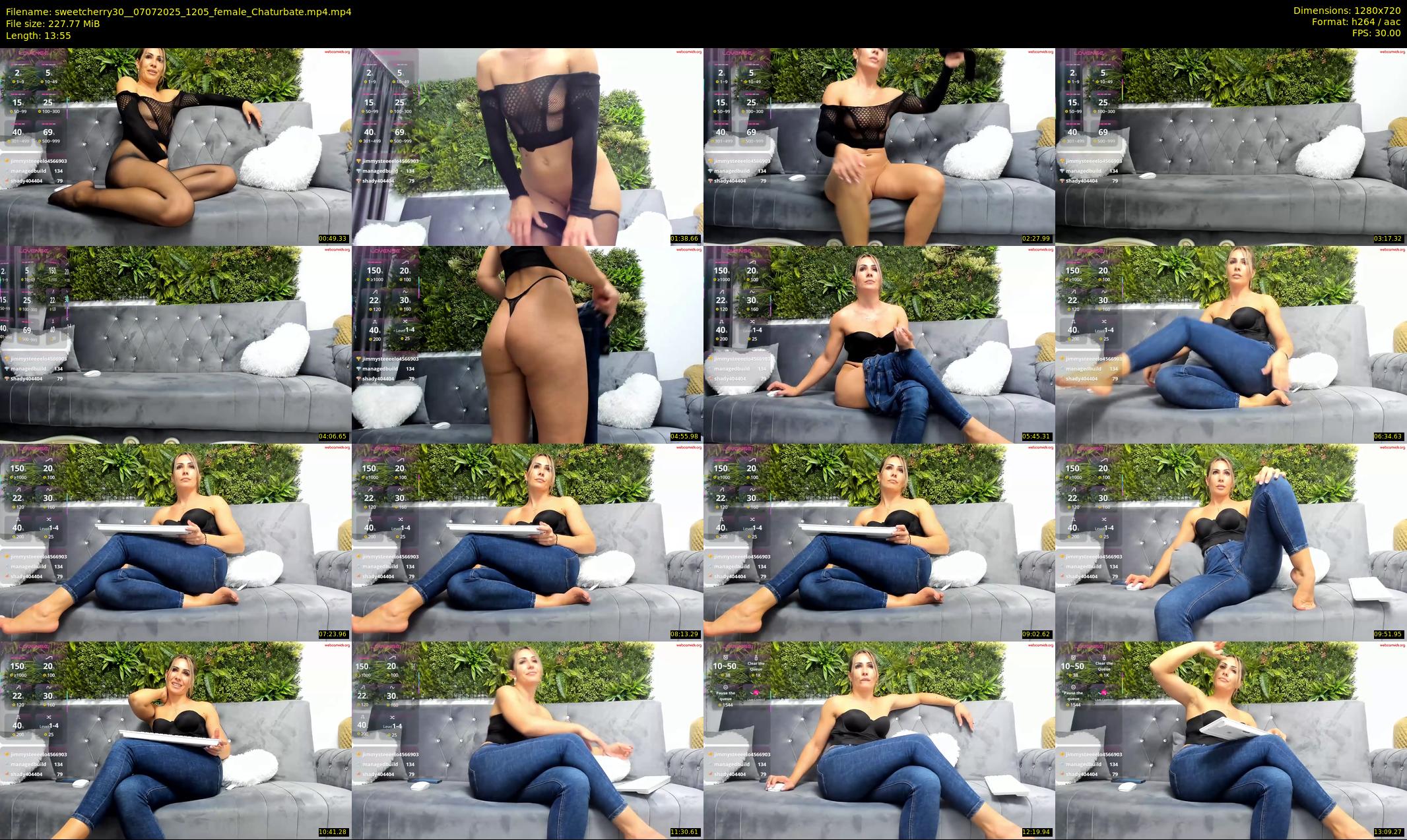 sweetcherry30_ — 14 minute Chaturbate female cam show recording, 720p, Jul 7, 2025