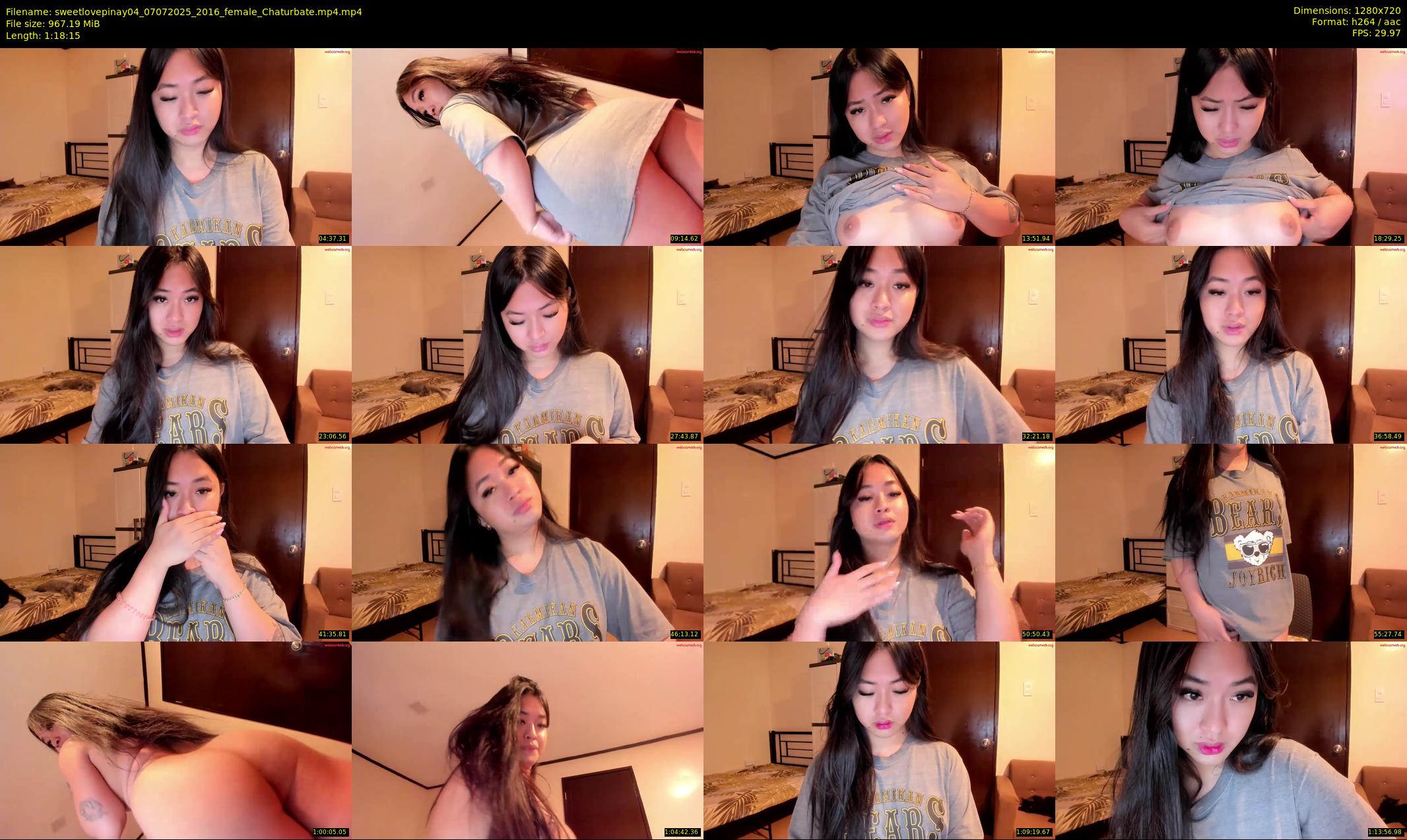 sweetlovepinay04 — 79 minute Chaturbate female cam show recording, 720p, Jul 7, 2025