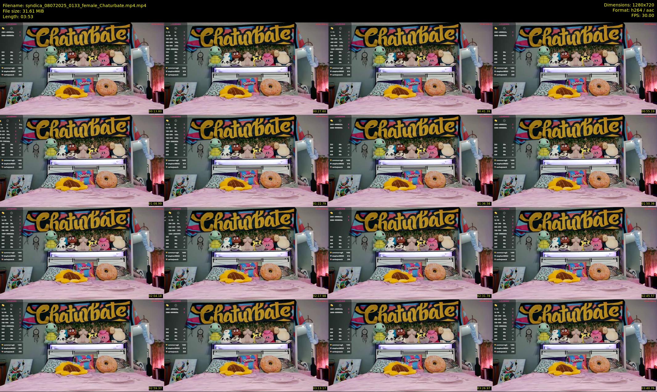 syndica — 4 minute Chaturbate female cam show recording, 720p, Jul 8, 2025